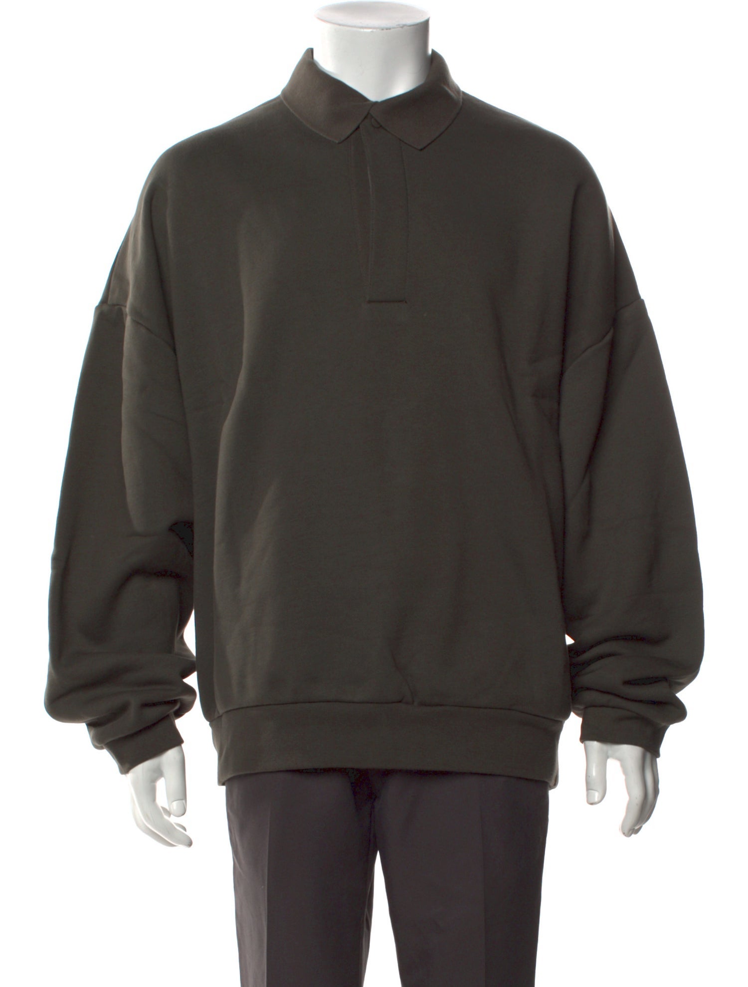 Essentials - Fear of God Collar Long Sleeve Polo Sweater w/ Tags