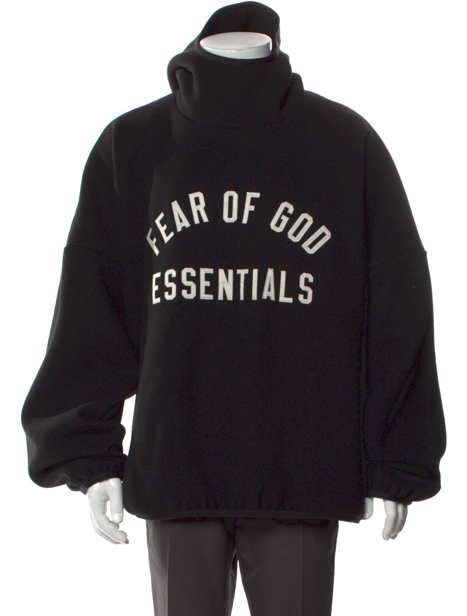 Essentials - Fear of God Graphic Print Turtleneck Hoodie w/ Tags