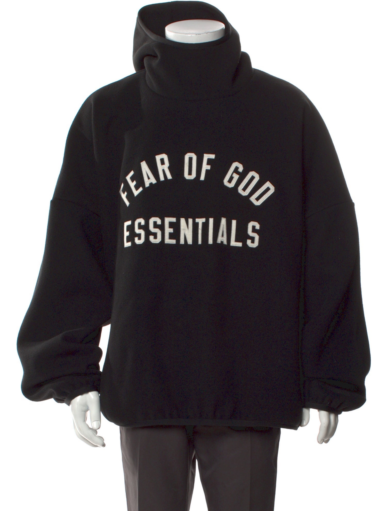 Essentials - Fear of God Graphic Print Turtleneck Hoodie w/ Tags