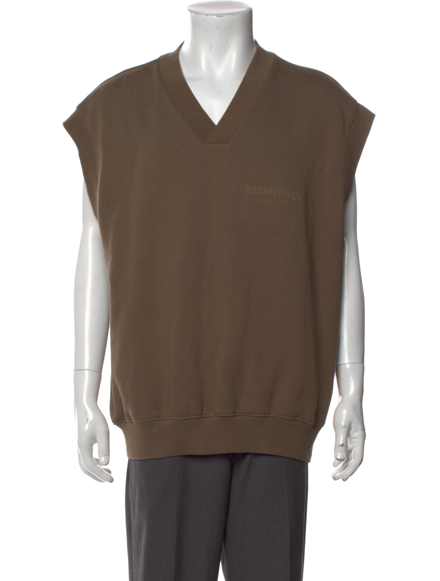 Essentials - Fear of God V-Neck Sleeveless Sweater Vest