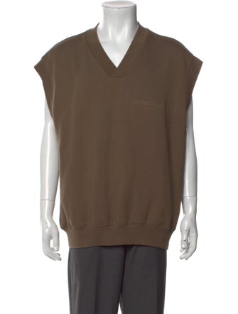 Essentials - Fear of God V-Neck Sleeveless Sweater Vest
