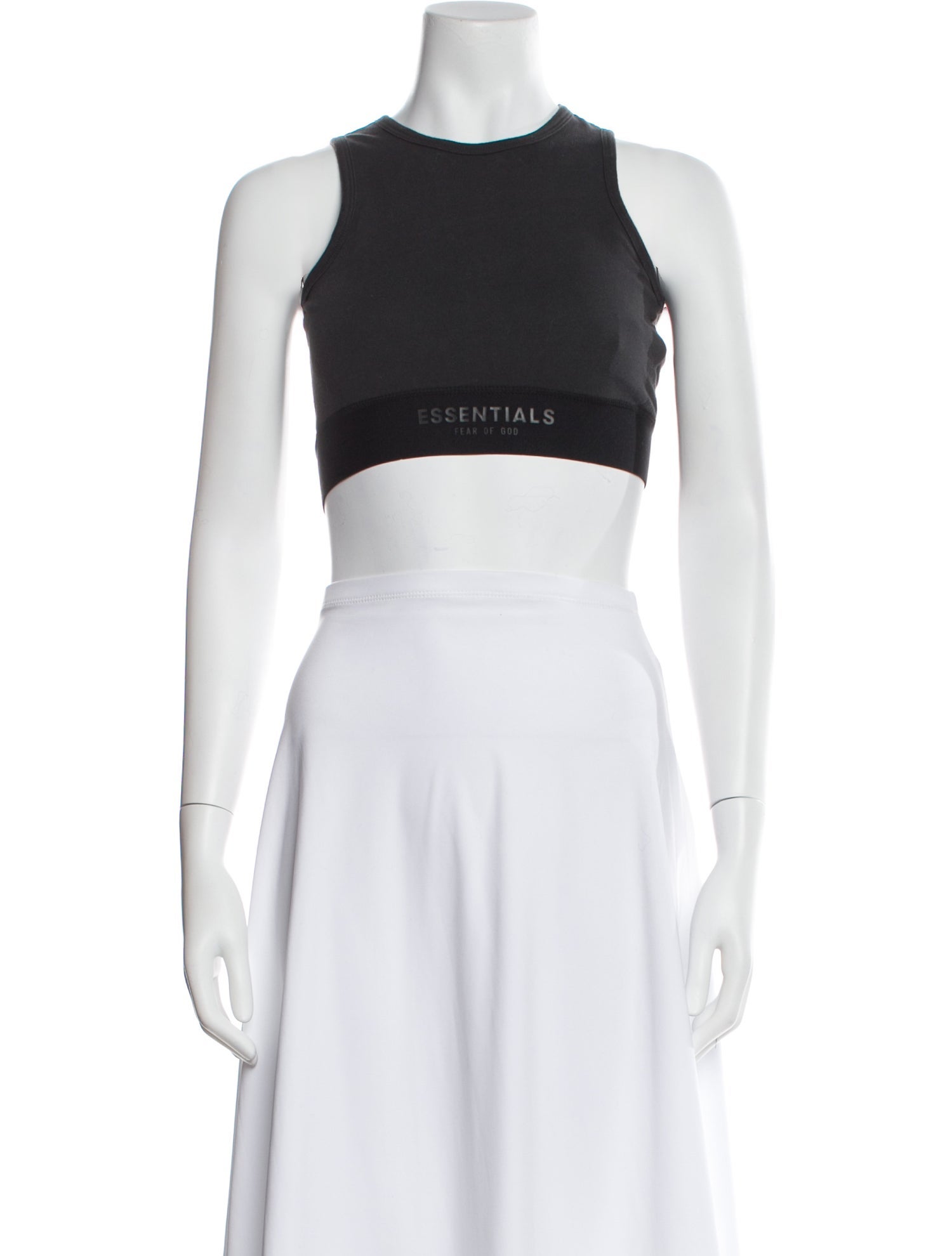 Essentials - Fear of God Crew Neck Sleeveless Crop Top