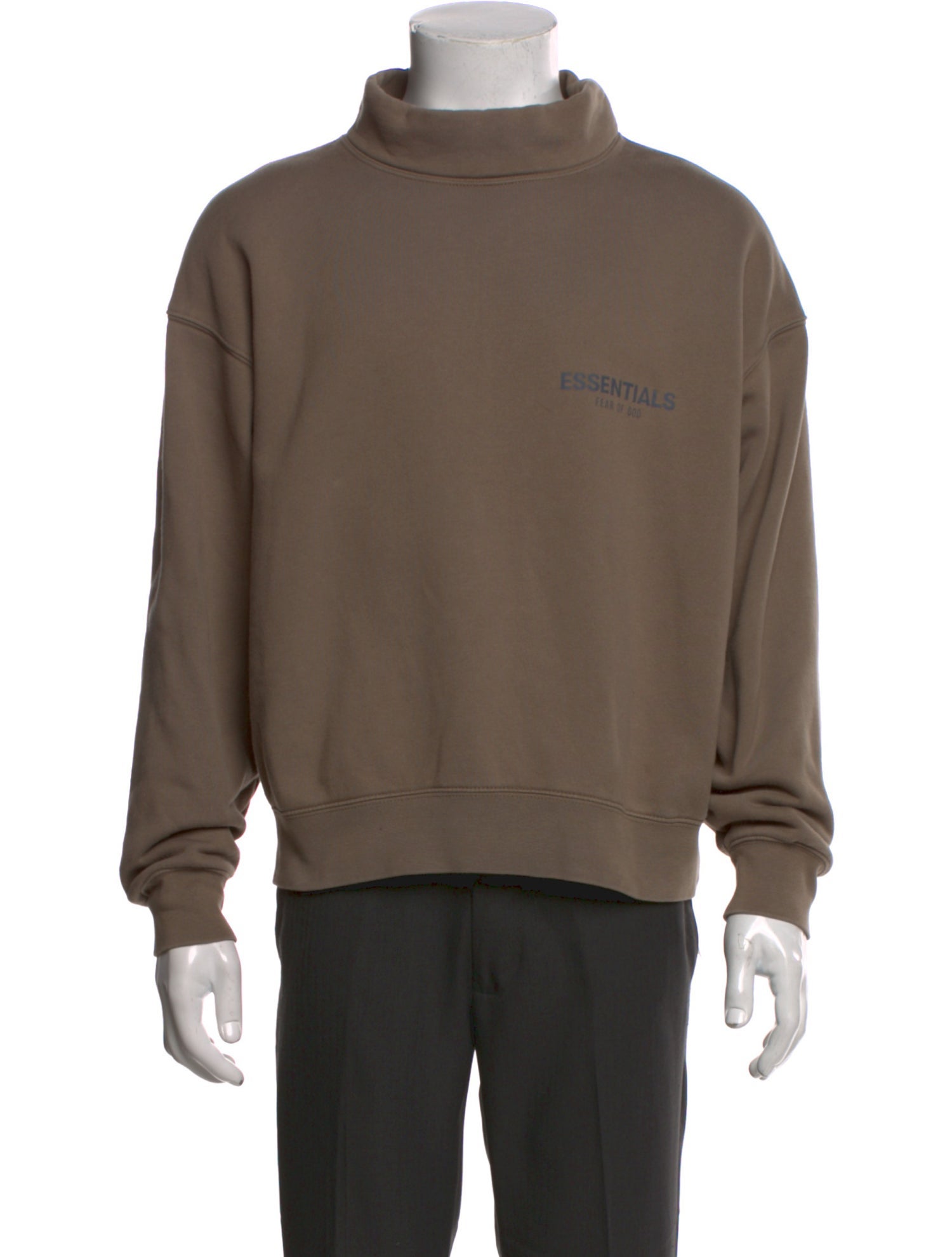 Essentials - Fear of God Graphic Print Mock Neck Pullover