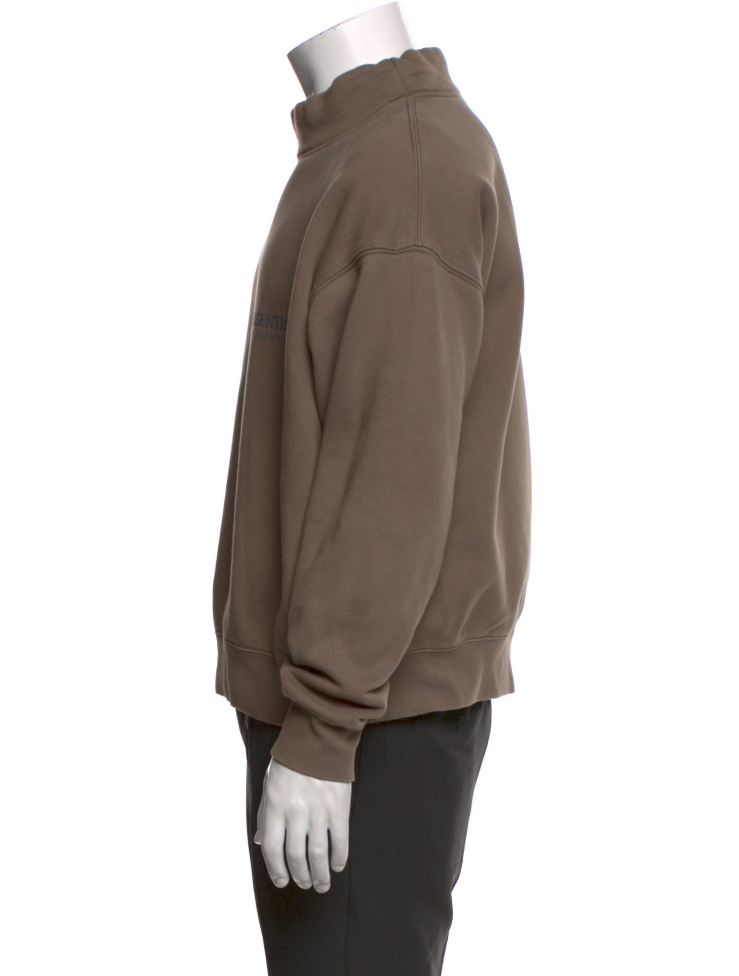 Essentials - Fear of God Graphic Print Mock Neck Pullover