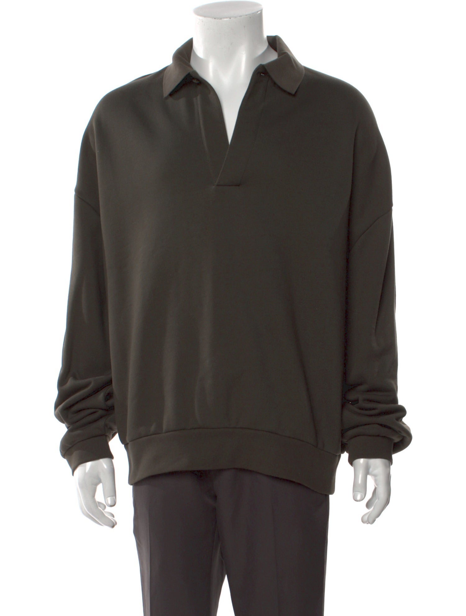 Essentials - Fear of God Collar Long Sleeve Polo Sweater