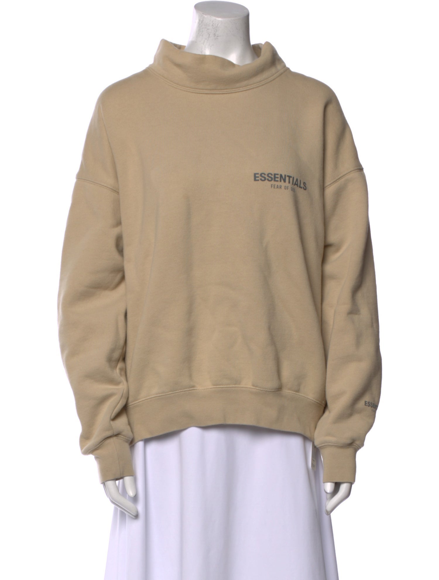 Essentials - Fear of God Mock Neck Long Sleeve Sweatshirt