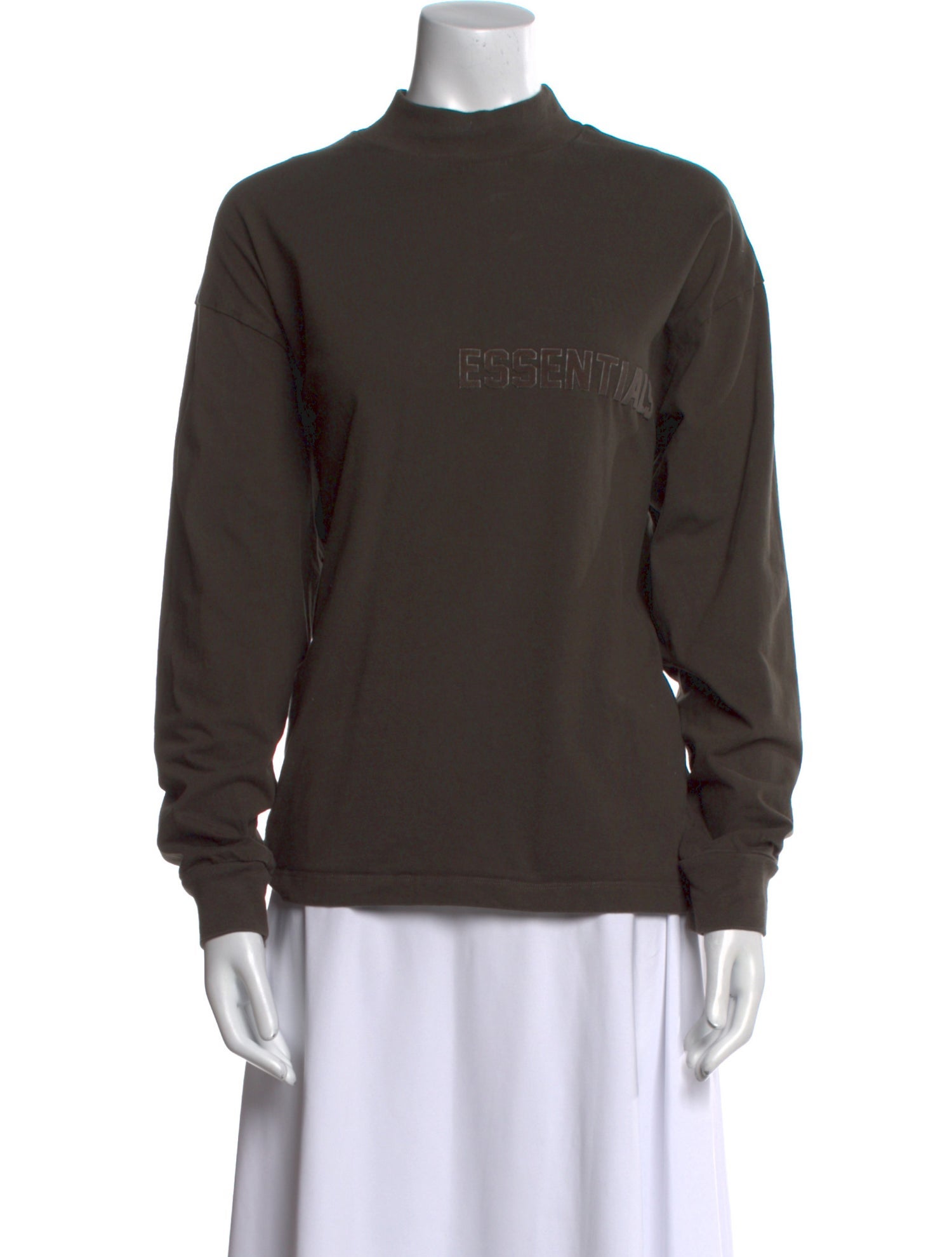 Essentials - Fear of God Mock Neck Long Sleeve Sweatshirt