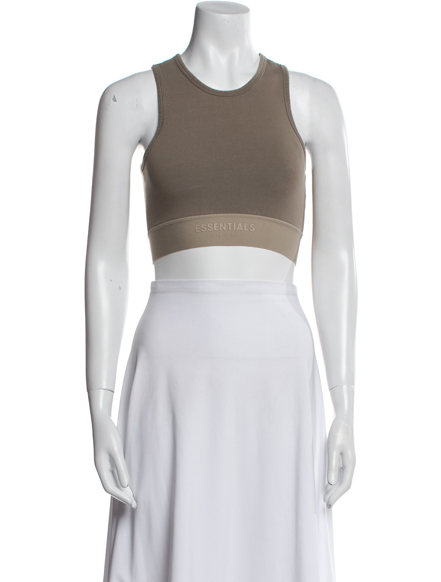 Essentials - Fear of God Scoop Neck Sleeveless Crop Top