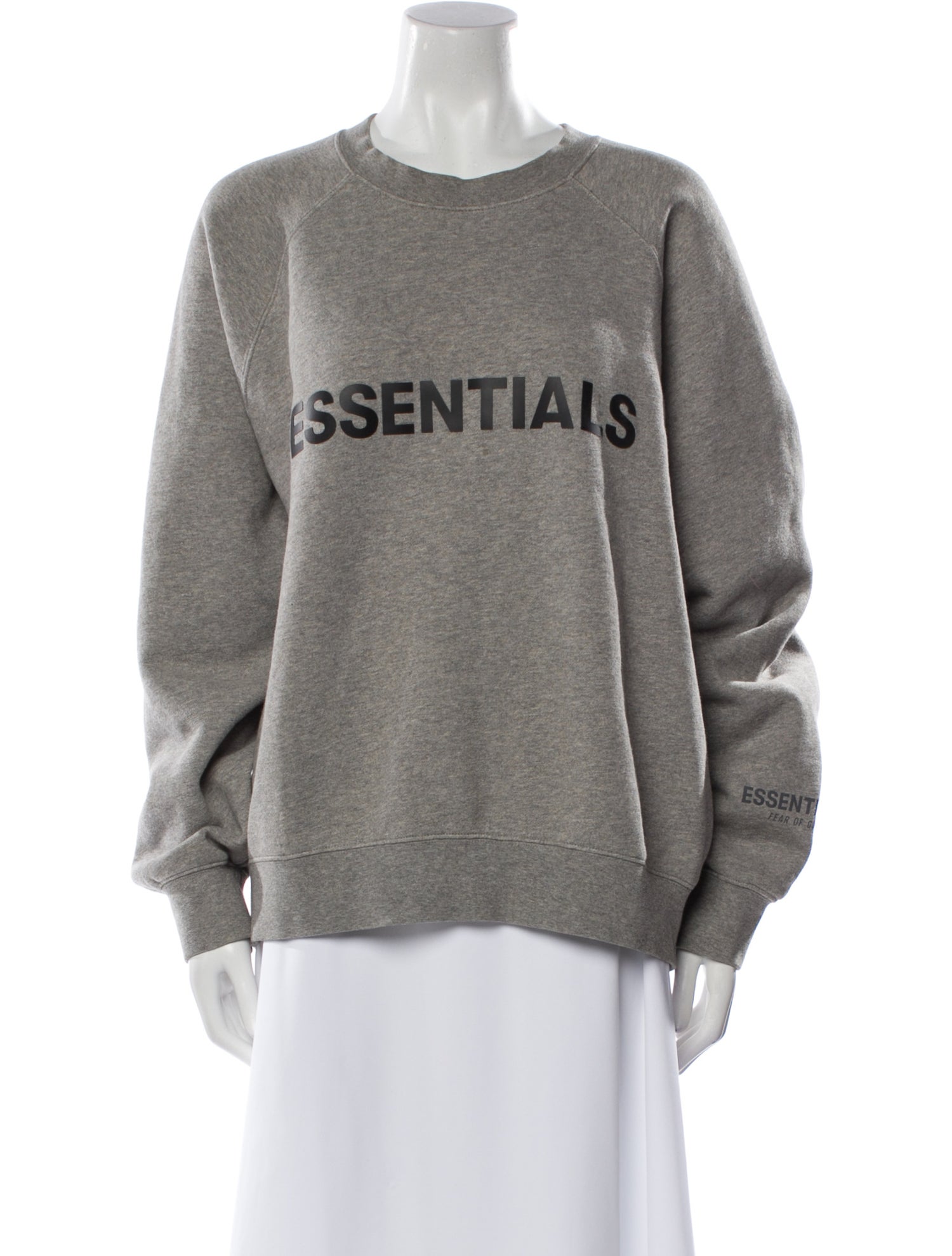Essentials - Fear of God Graphic Print Crew Neck Sweatshirt