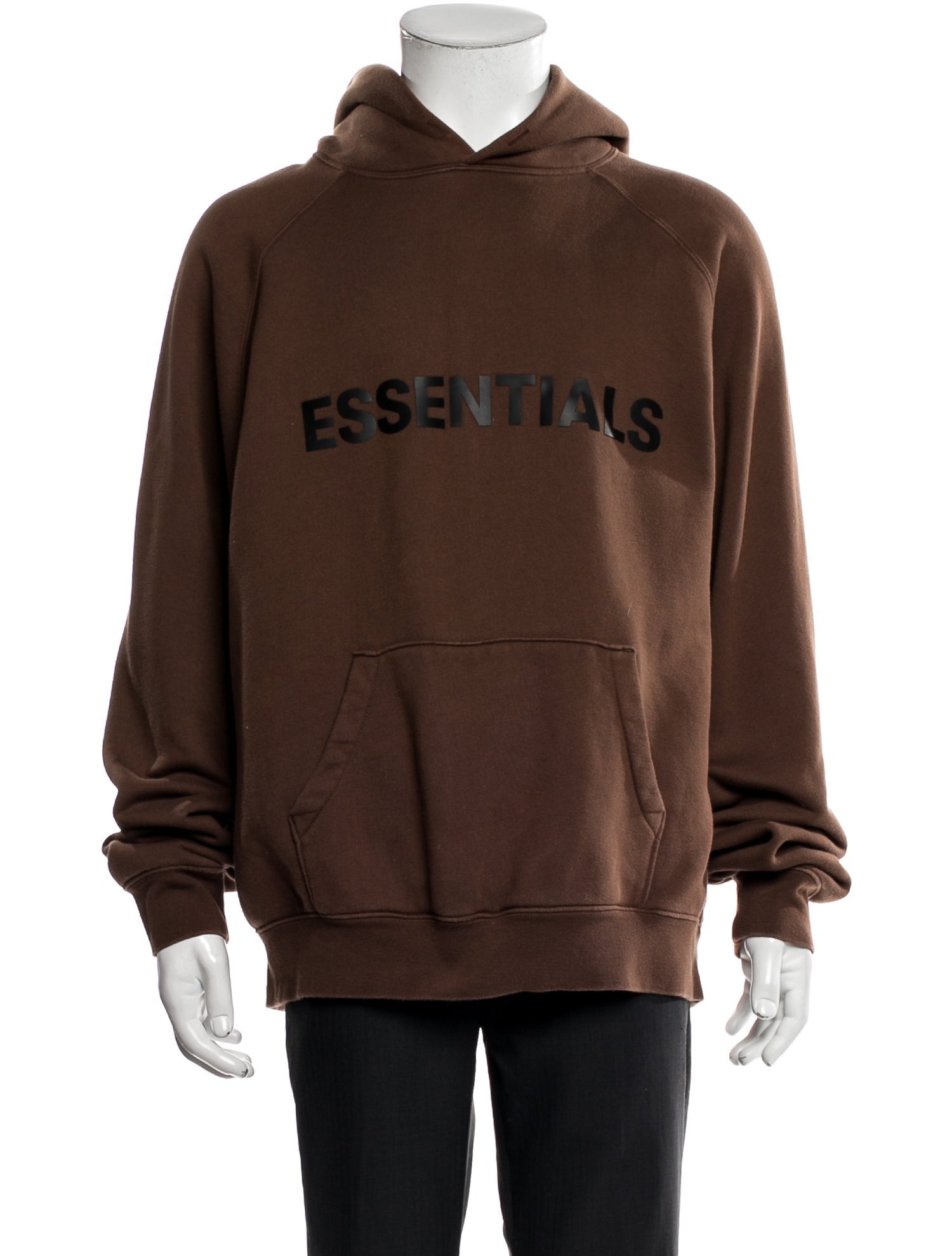 Essentials - Fear of God Graphic Print V-Neck Hoodie
