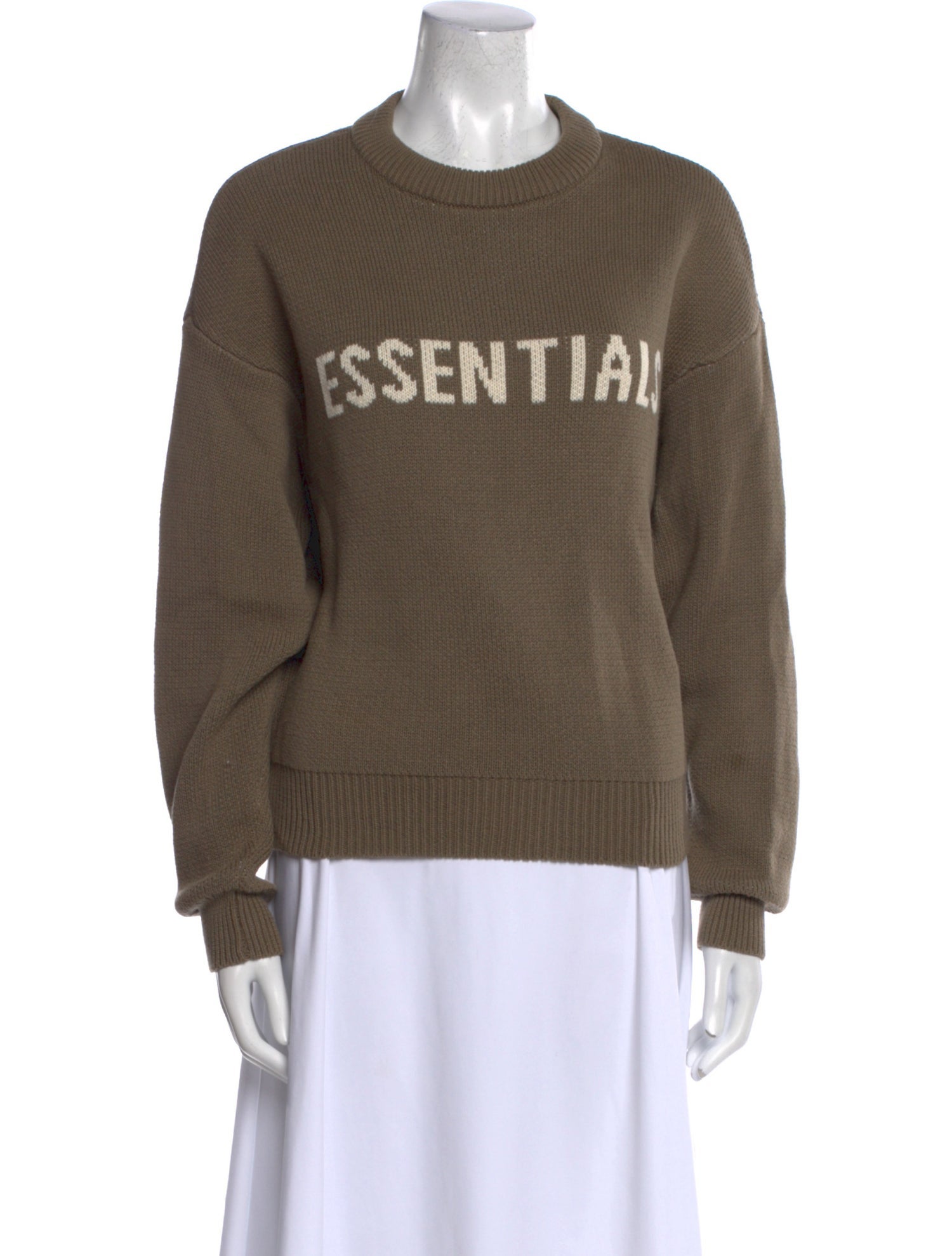 Essentials - Fear of God Graphic Print Crew Neck Sweatshirt