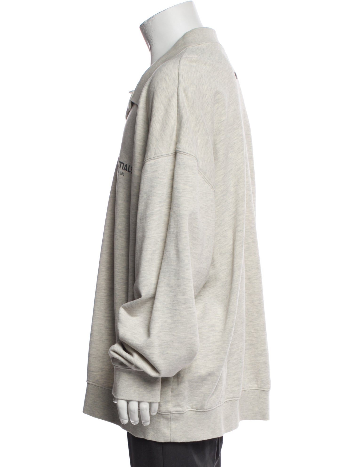 Essentials - Fear of God Graphic Print Crew Neck Polo Shirt