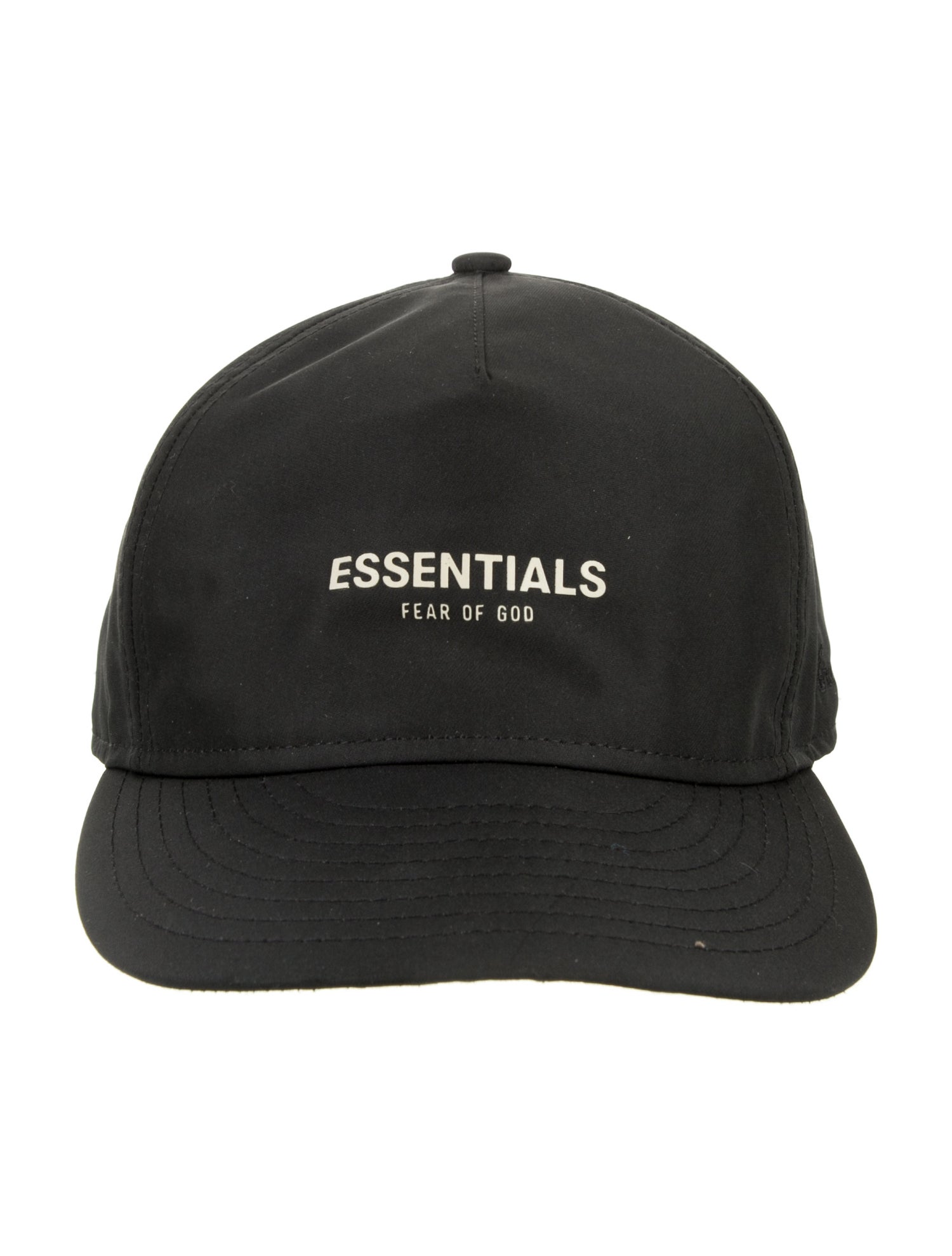 Fear Of God x New Era Polyester Black Logo Baseball Cap