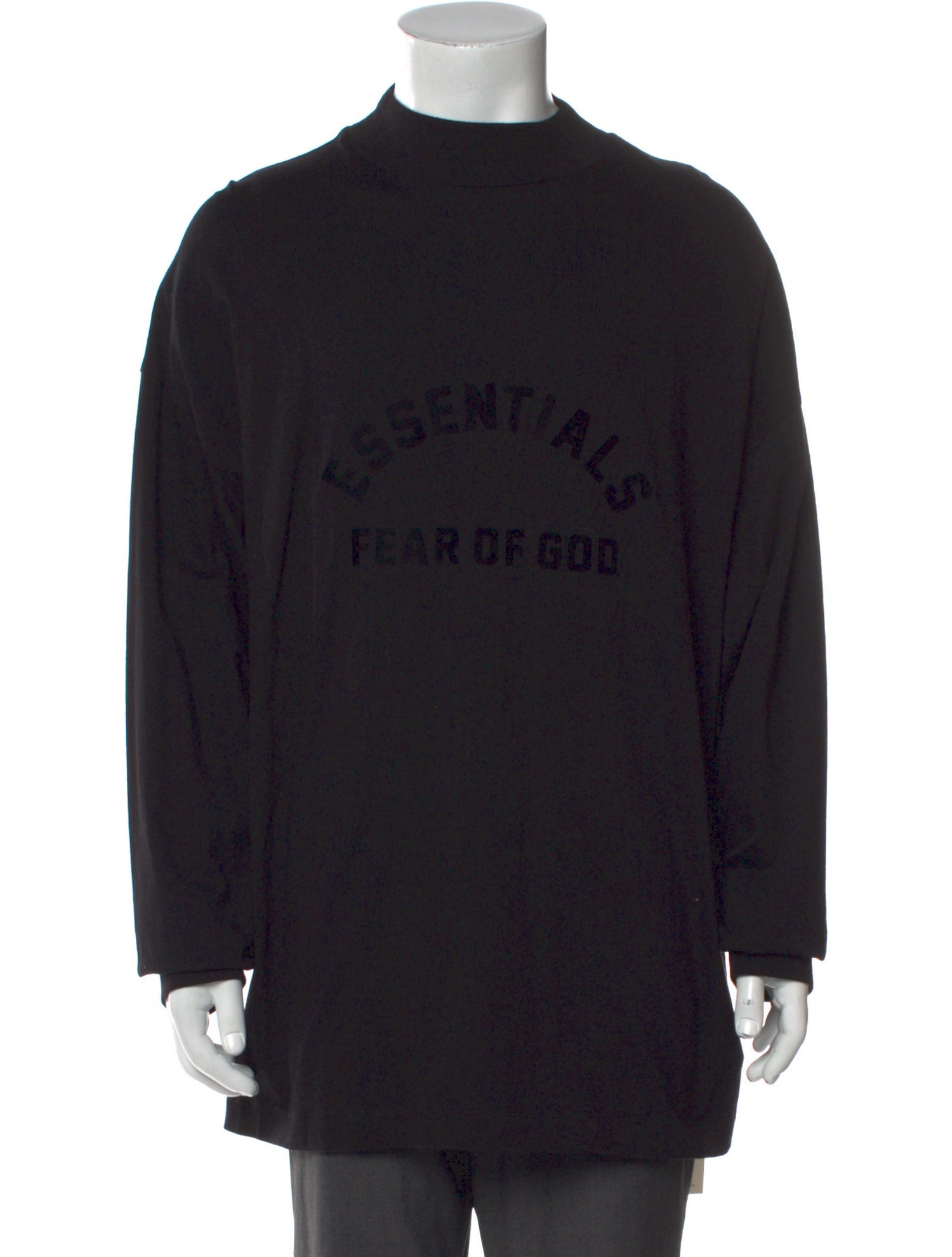 Essentials - Fear of God Graphic Print Crew Neck Henley