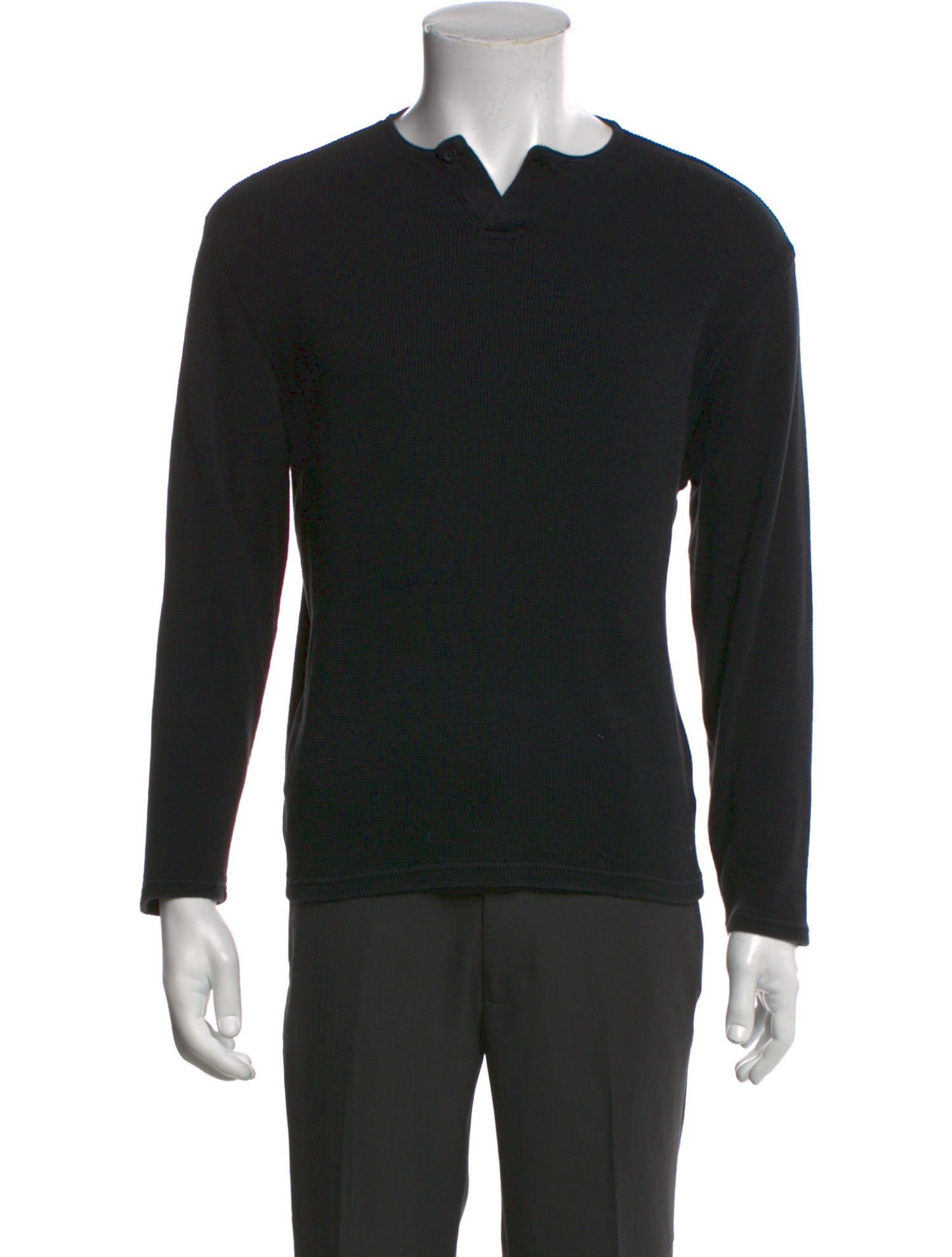 Essentials - Fear of God V-Neck Long Sleeve Henley