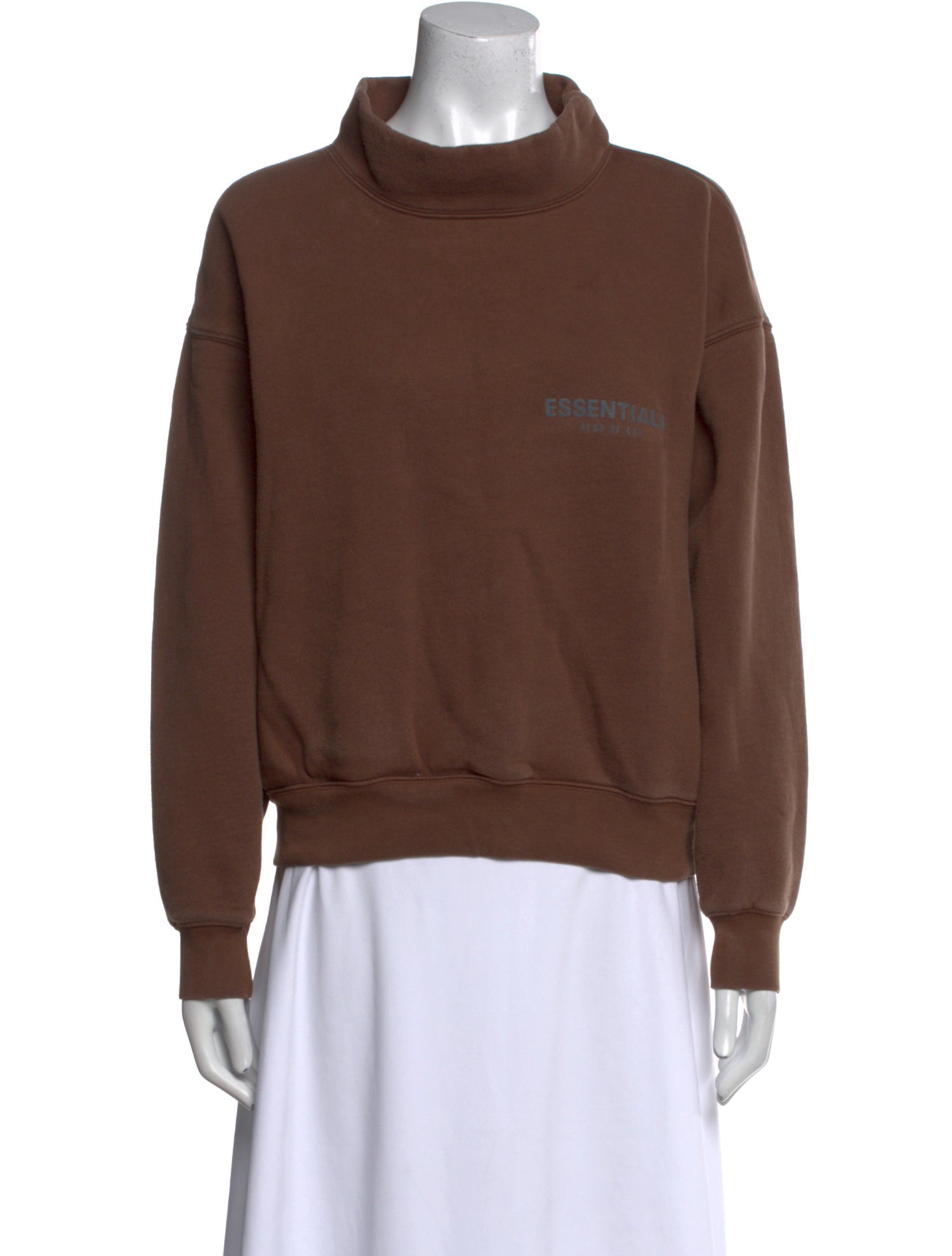 Essentials - Fear of God Mock Neck Long Sleeve Sweatshirt