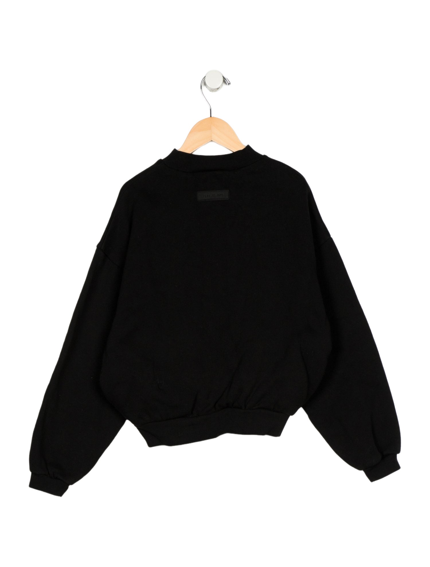 Essentials - Fear of God Boys' Graphic Long Sleeve Mock Neck Sweatshirt
