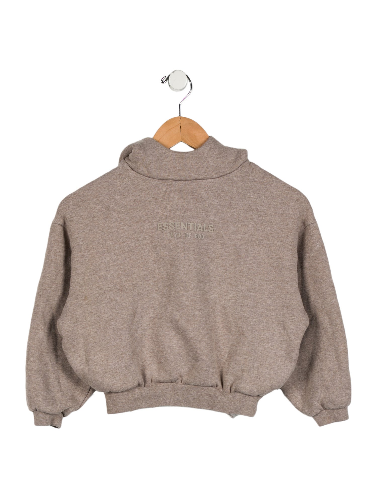 Essentials - Fear of God Boys' Solid Brand Logo Hoodie