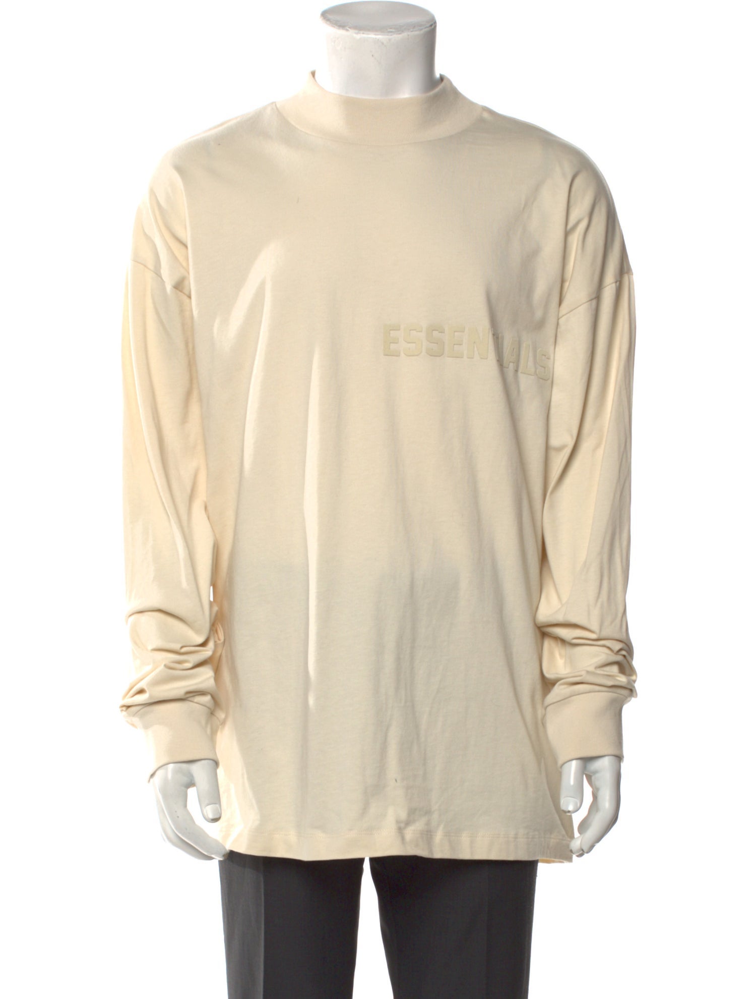 Essentials - Fear of God Graphic Print Mock Neck T-Shirt w/ Tags