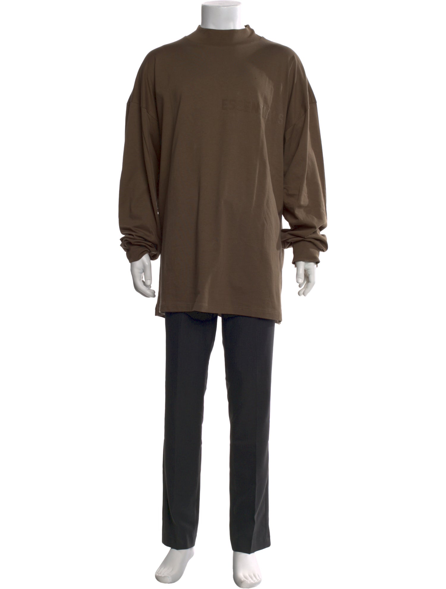 Essentials - Fear of God Mock Neck Long Sleeve T-Shirt