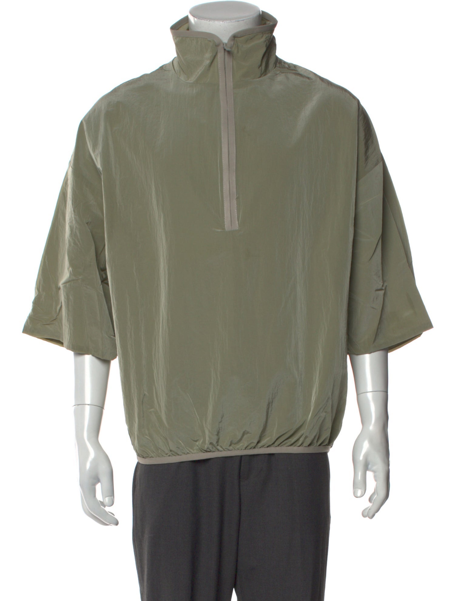 Essentials - Fear of God Graphic Print Mock Neck Pullover