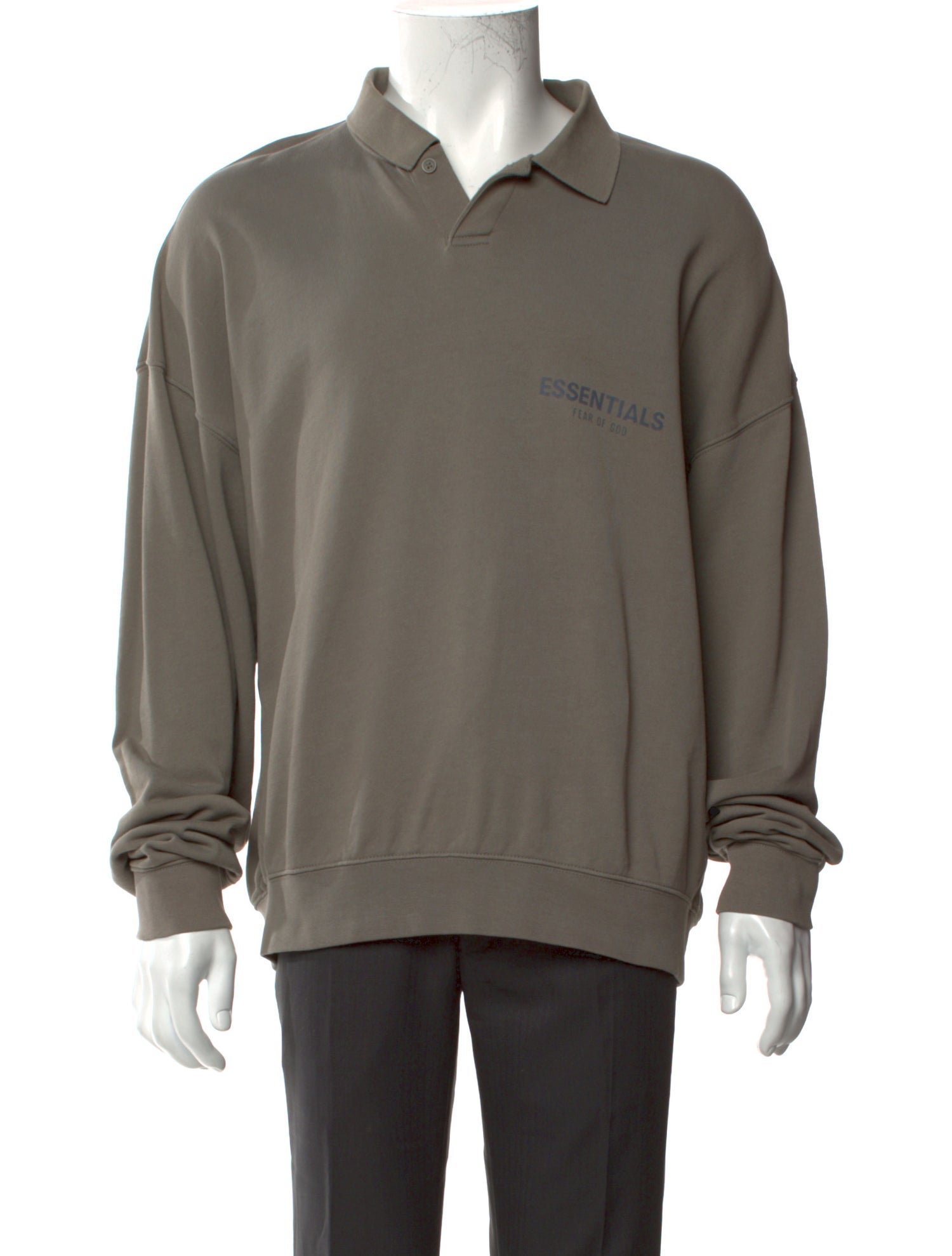 Essentials - Fear of God Collar Long Sleeve Polo Shirt