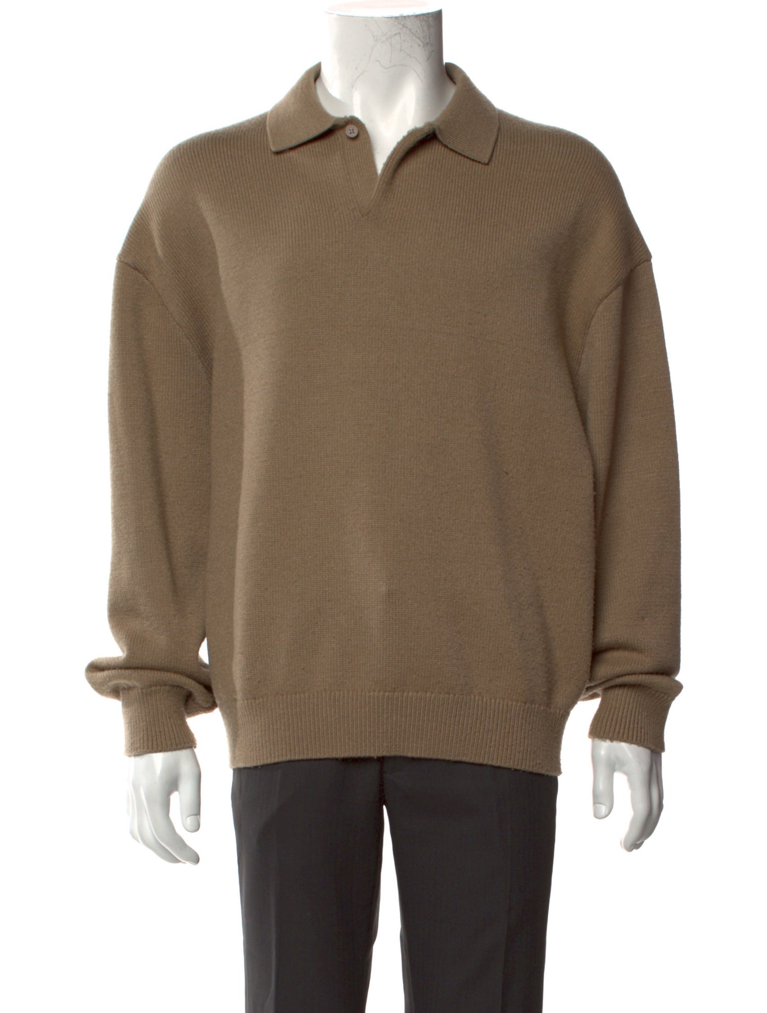 Essentials - Fear of God Collar Long Sleeve Polo Sweater