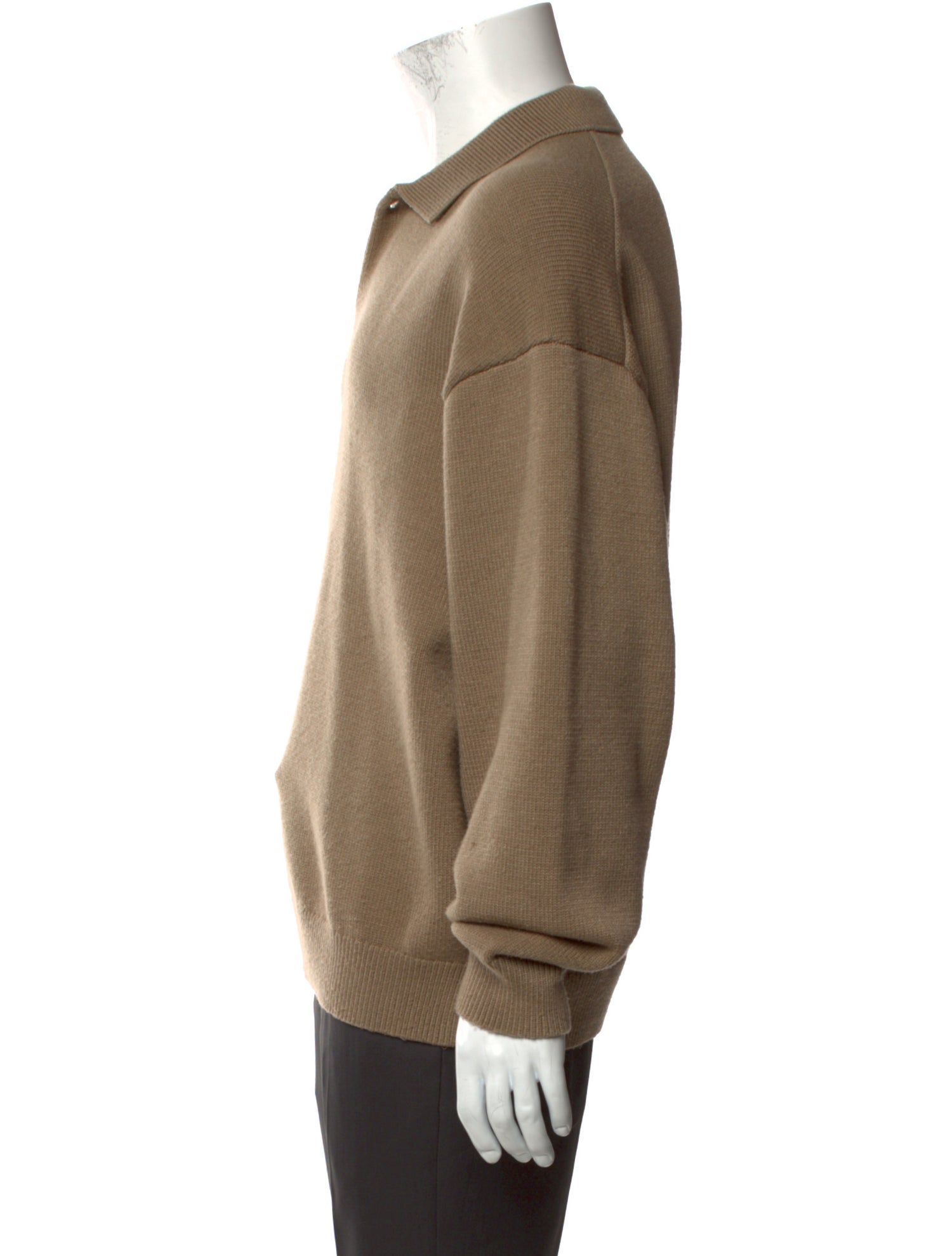 Essentials - Fear of God Collar Long Sleeve Polo Sweater