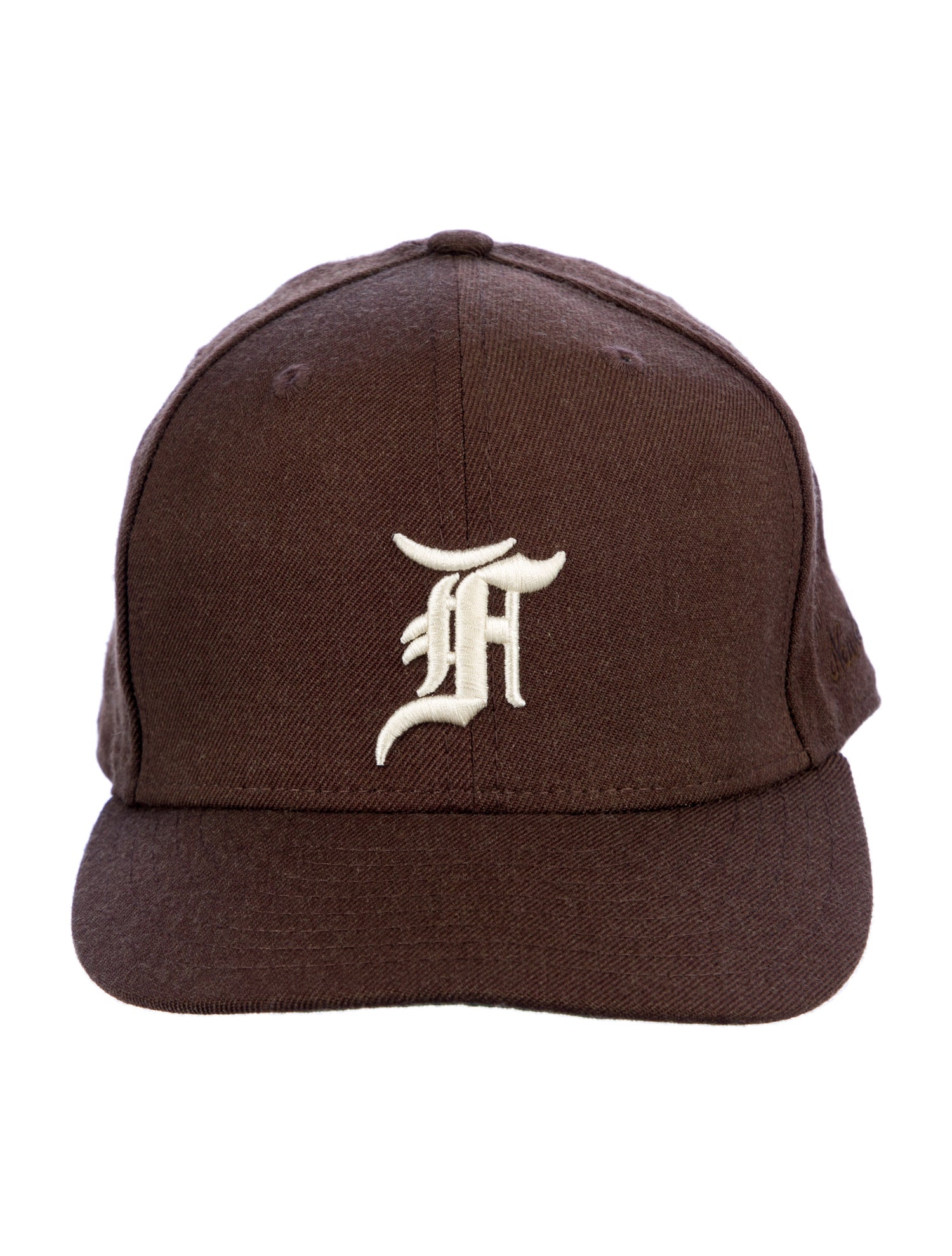 Essentials - Fear of God Embroidered Wool Fitted Baseball Cap