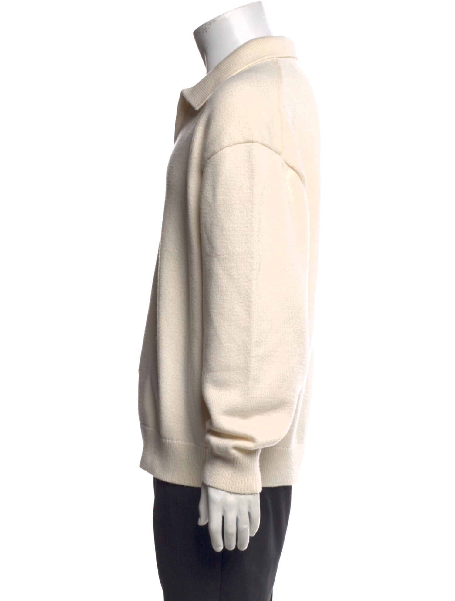Essentials - Fear of God V-Neck Long Sleeve Polo Sweater