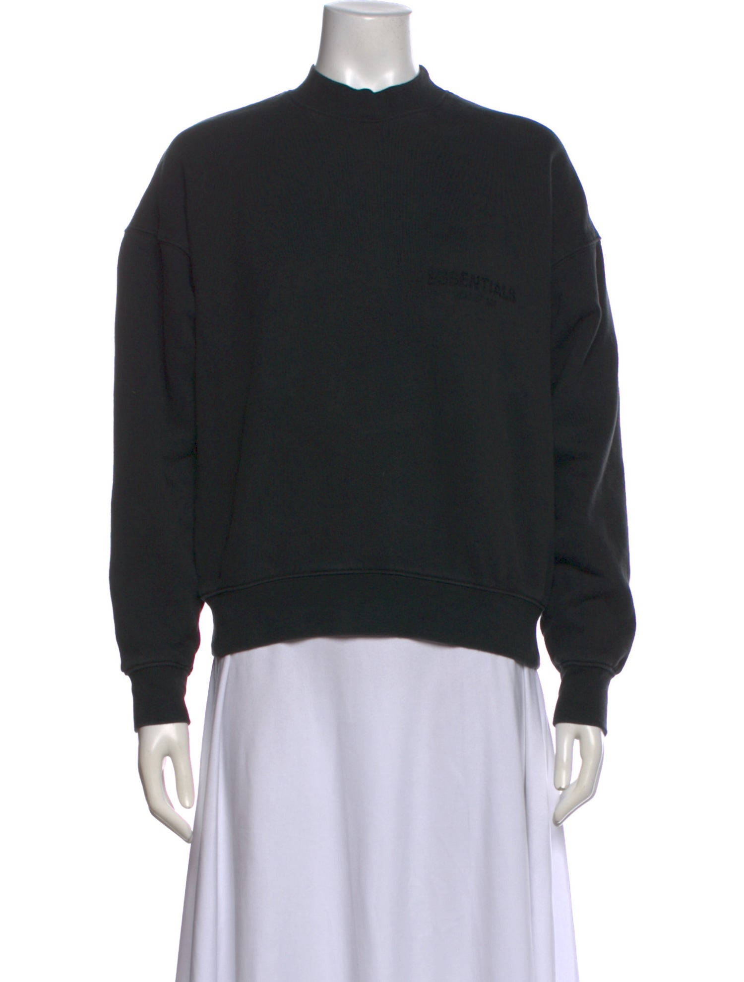 Essentials - Fear of God Mock Neck Long Sleeve Sweatshirt
