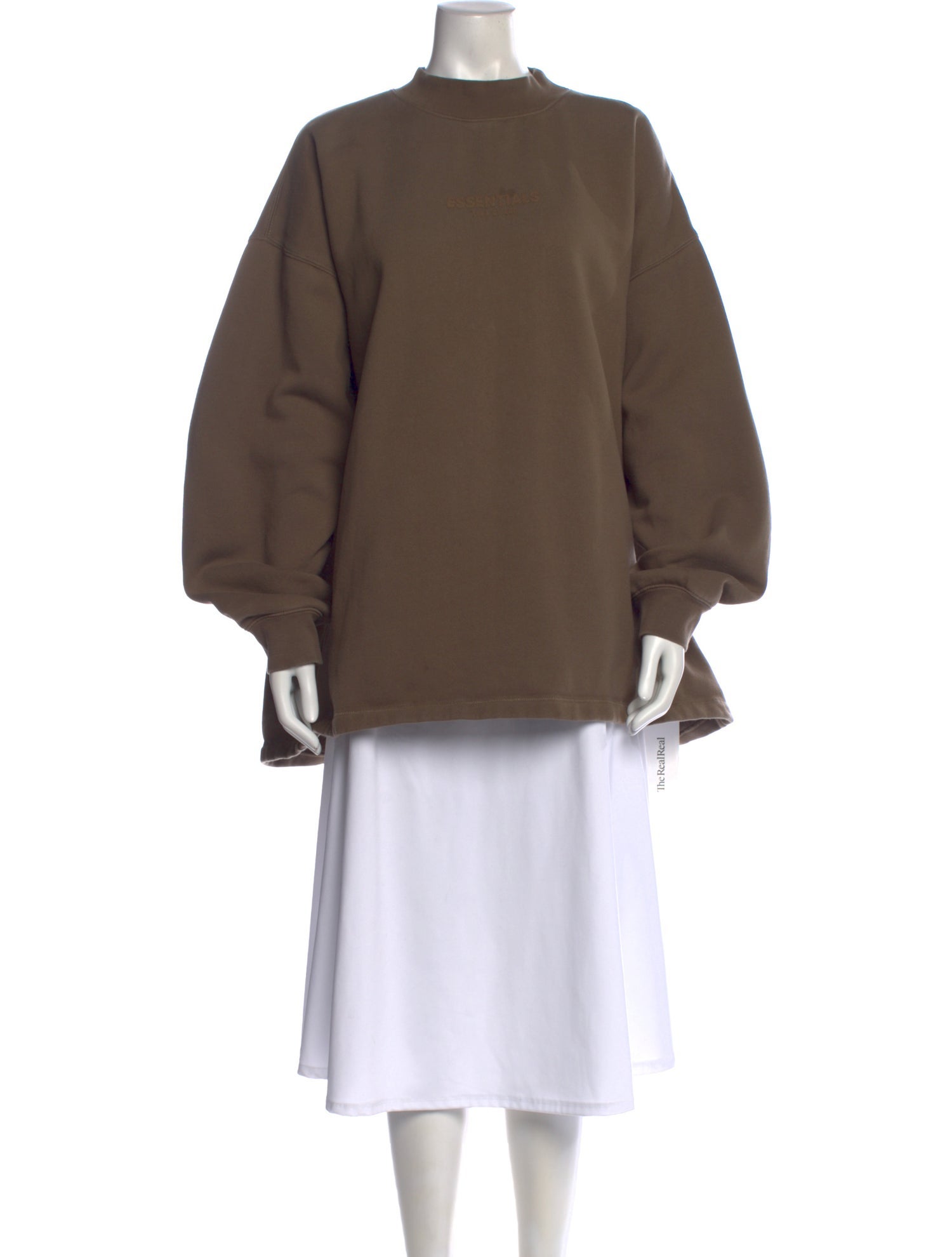 Essentials - Fear of God Mock Neck Long Sleeve Sweatshirt