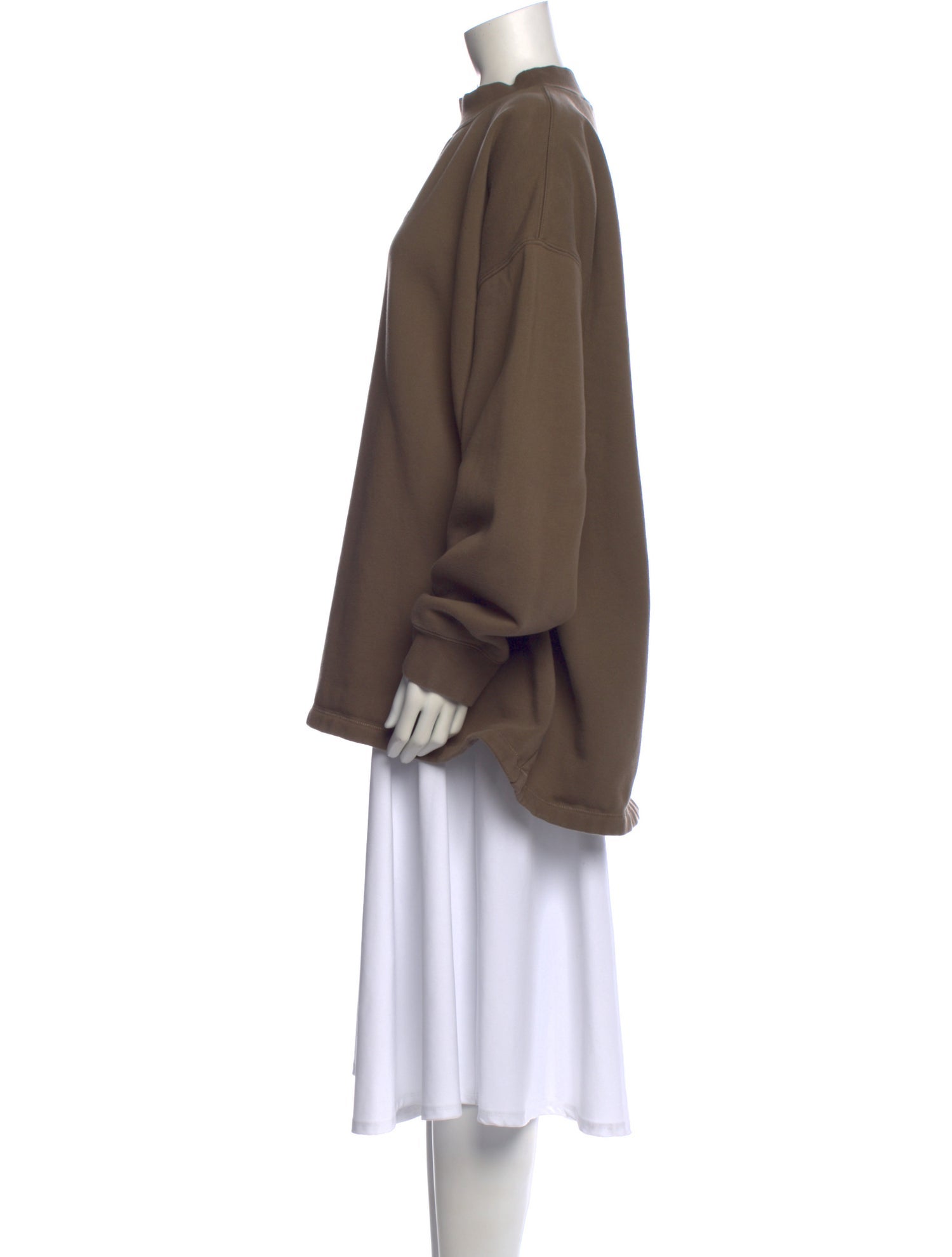 Essentials - Fear of God Mock Neck Long Sleeve Sweatshirt