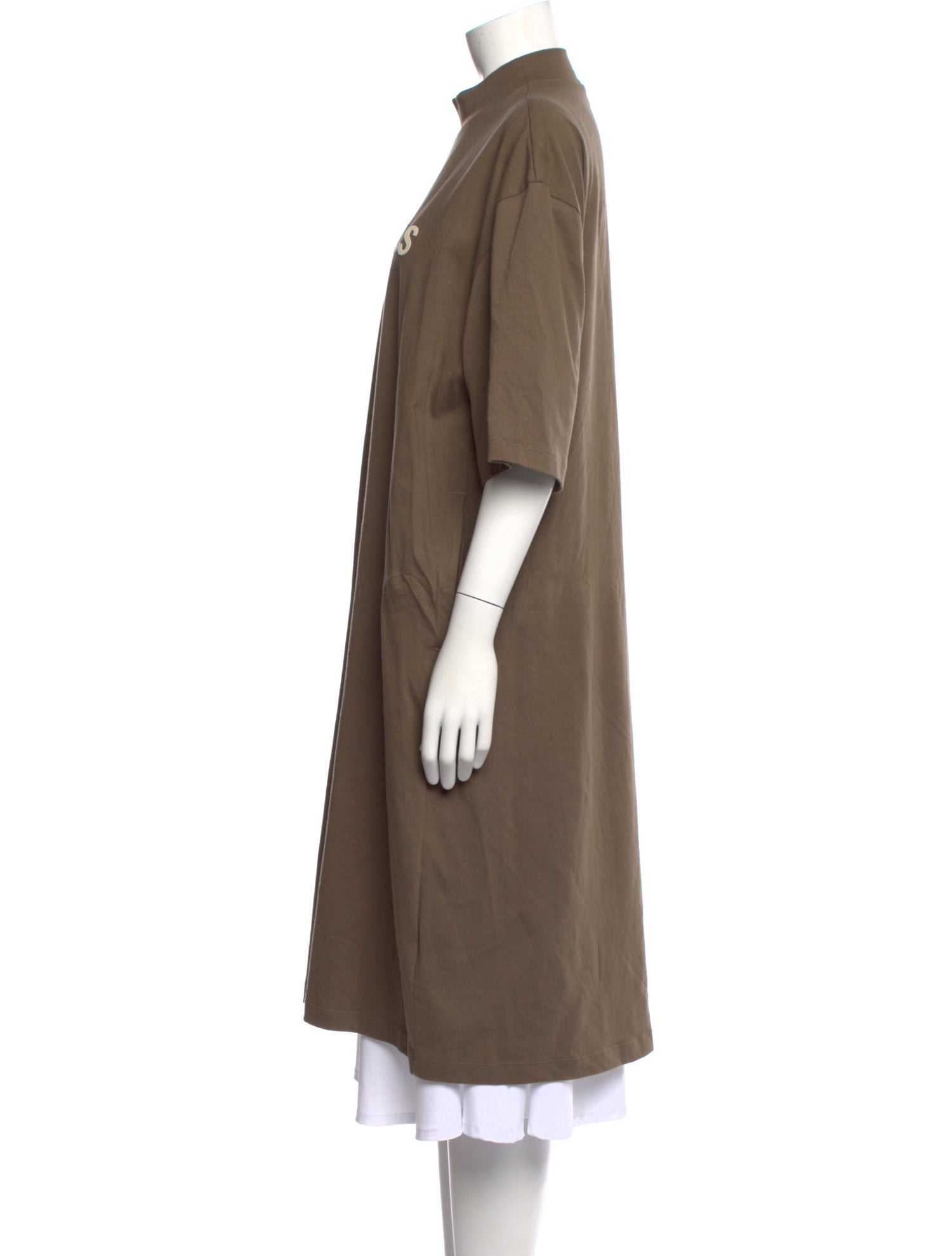 Essentials - Fear of God Graphic Print Mock Neck T-Shirt