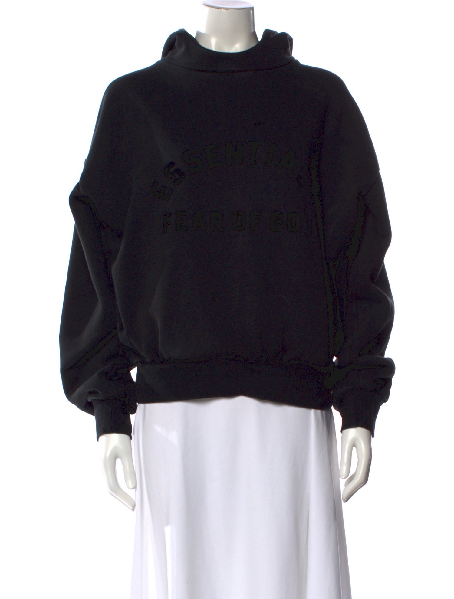 Essentials - Fear of God Graphic Print Mock Neck Sweatshirt