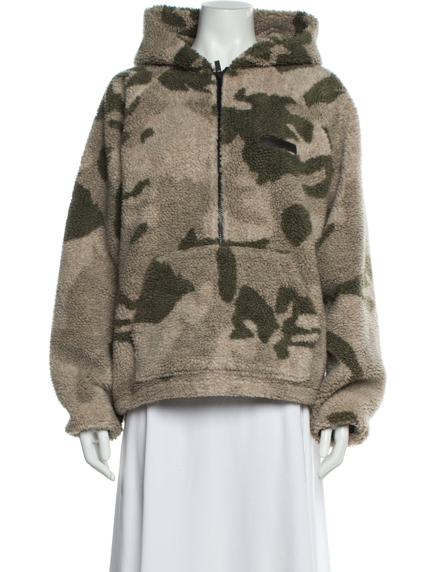 Essentials - Fear of God Camouflage Print Long Sleeve Hoodie