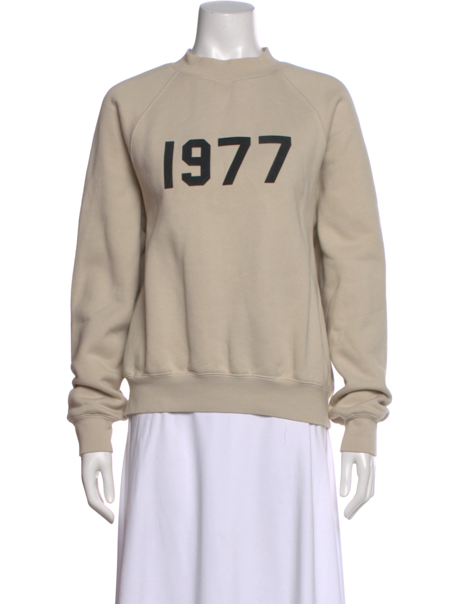 Essentials - Fear of God Graphic Print Mock Neck Sweatshirt
