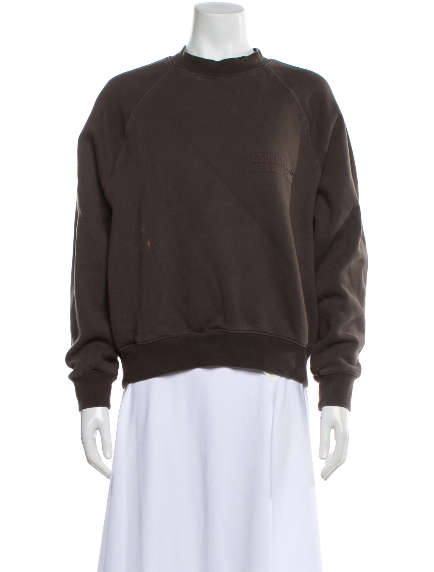 Essentials - Fear of God Mock Neck Long Sleeve Sweatshirt