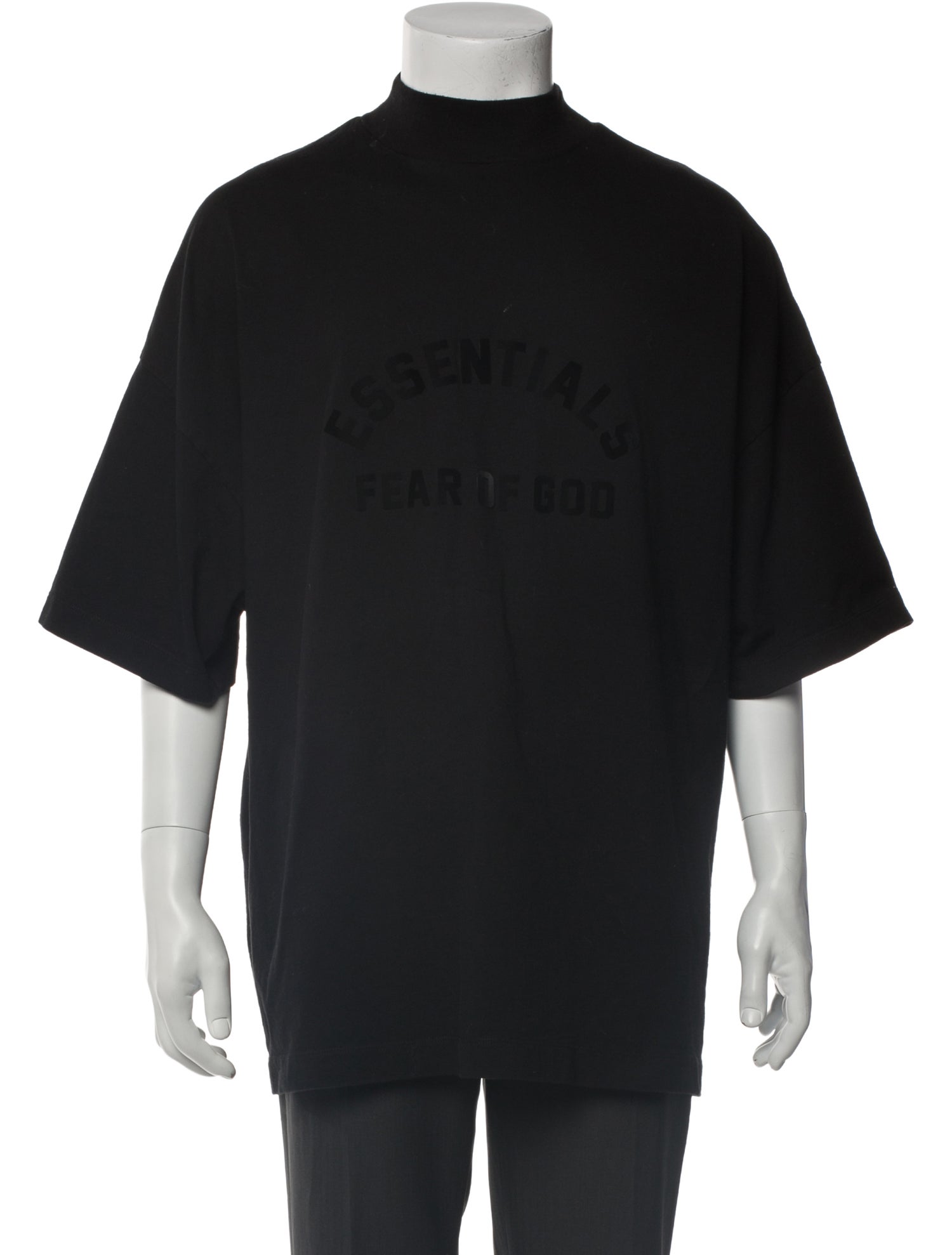 Essentials - Fear of God Mock Neck Three-Quarter Sleeve T-Shirt