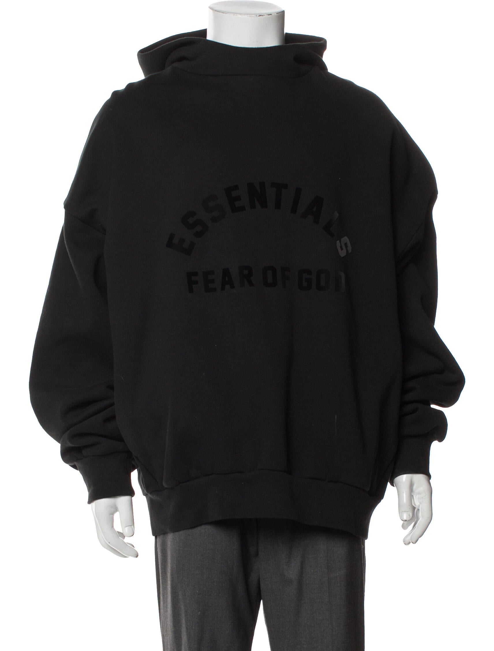 Essentials - Fear of God Graphic Print Crew Neck Hoodie