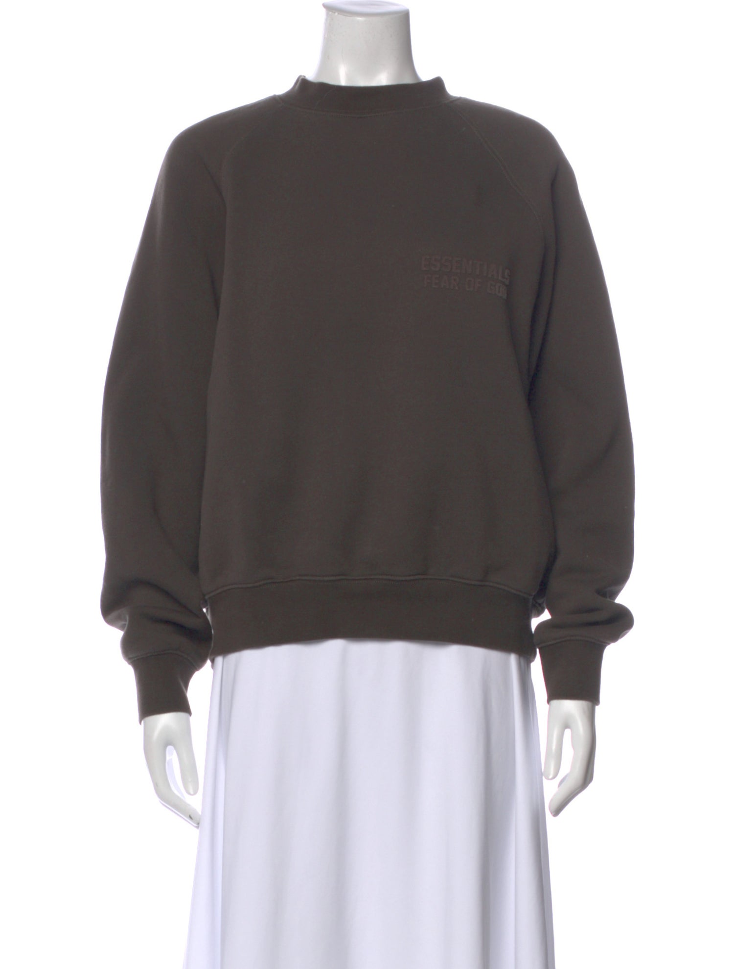 Essentials - Fear of God Mock Neck Long Sleeve Sweatshirt