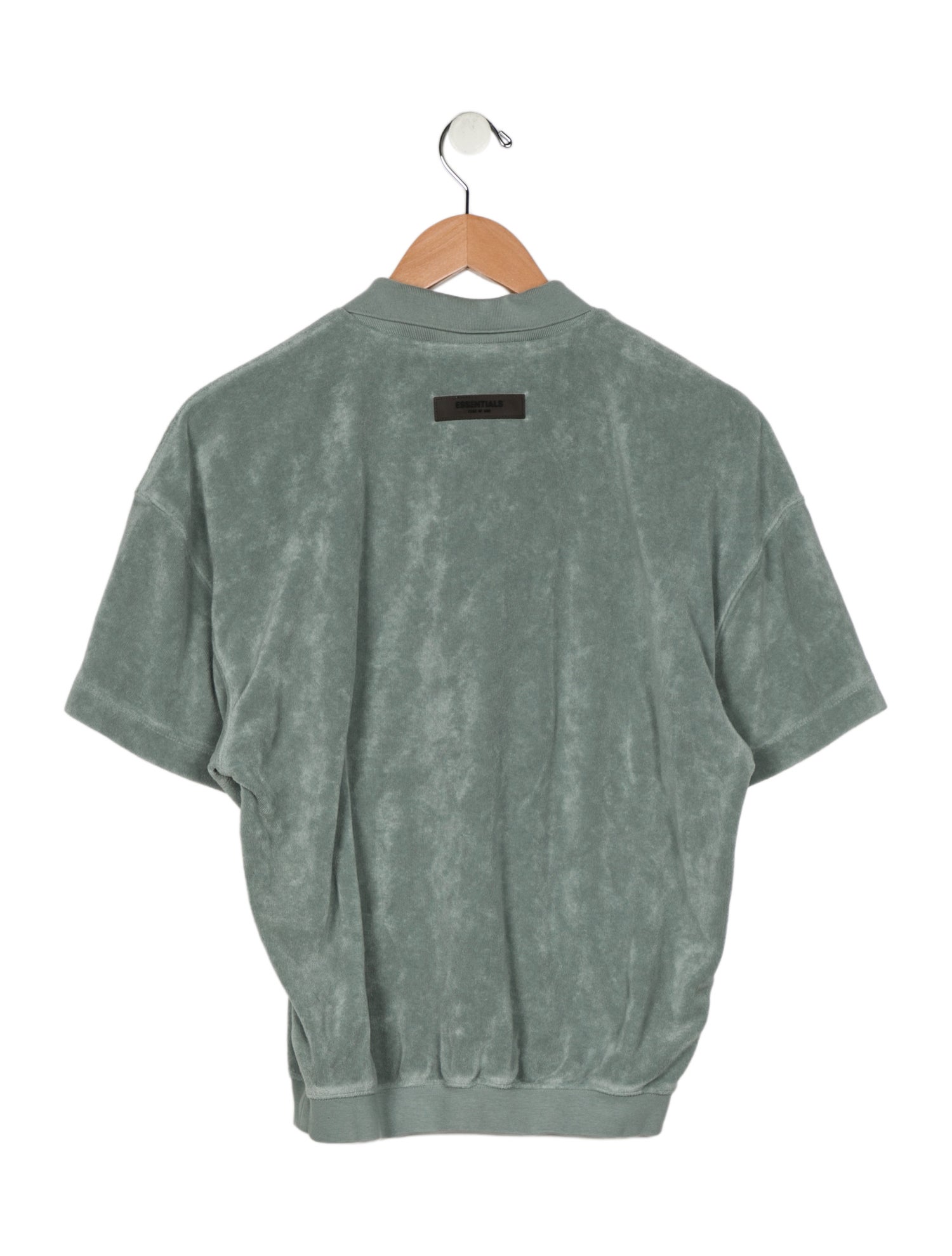 Essentials - Fear of God Short Sleeve Terry Cloth Polo Sweater