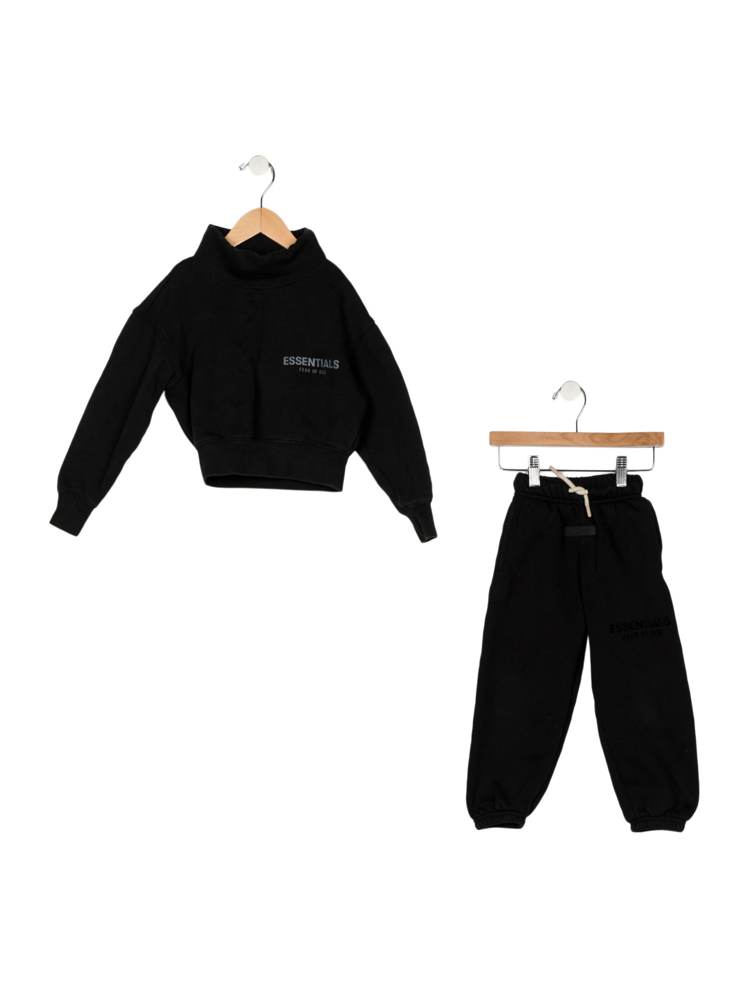 Essentials - Fear of God Boys' Solid Cotton Two-Piece Set