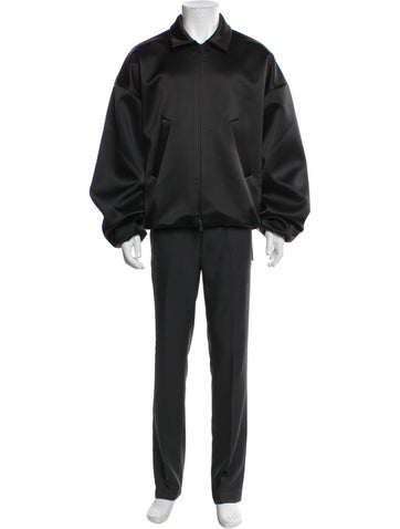 Pre-owned Essentials Parka In Gray