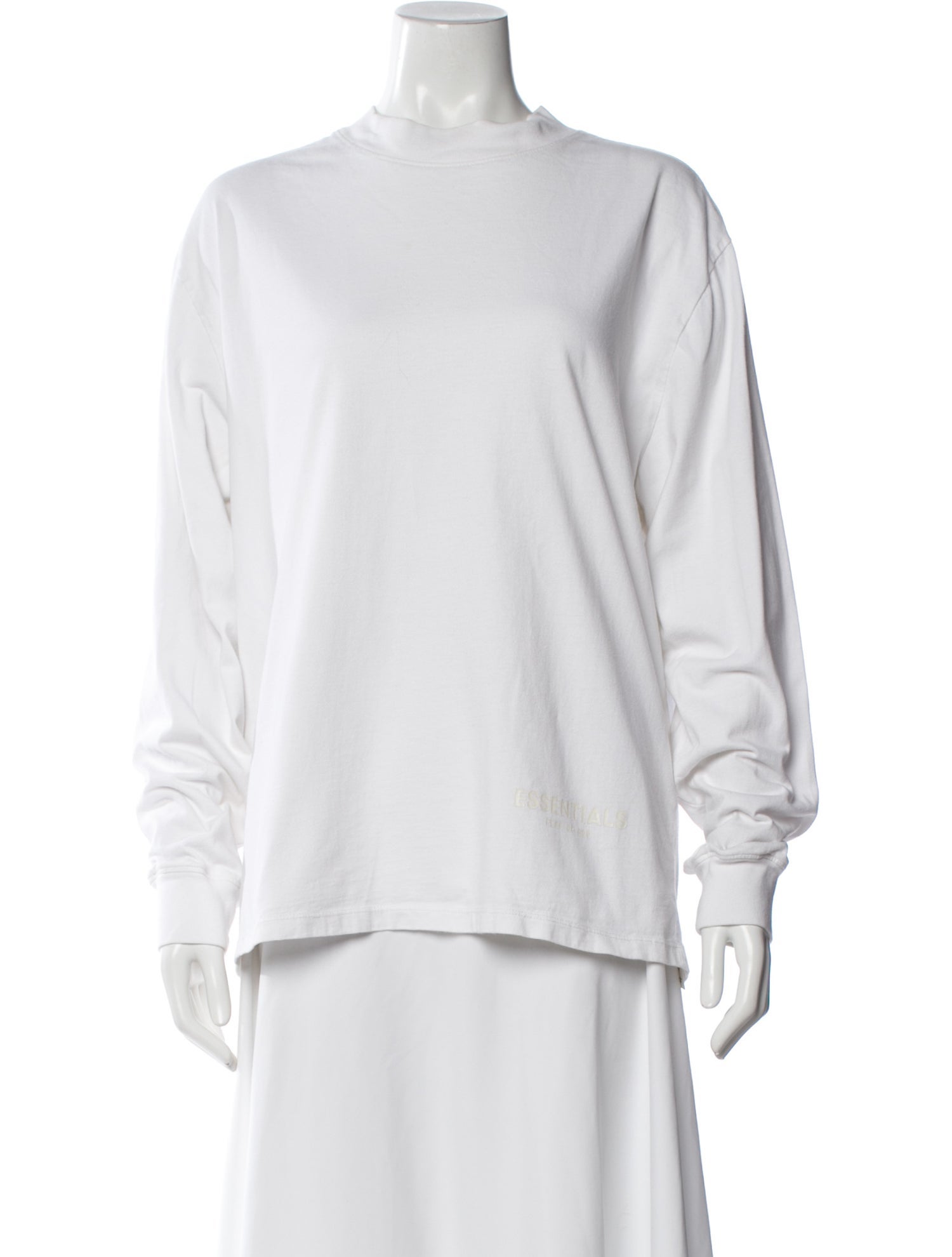 Essentials - Fear of God Logo Mock Neck T-Shirt