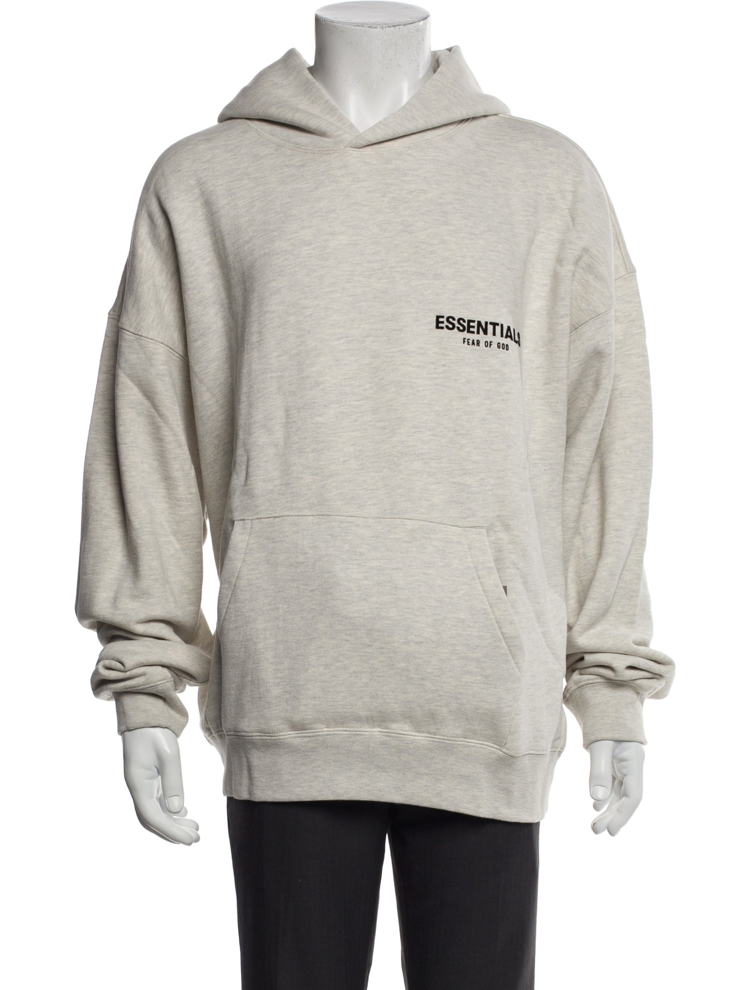 Essentials - Fear of God Heather Graphic Print Hoodie