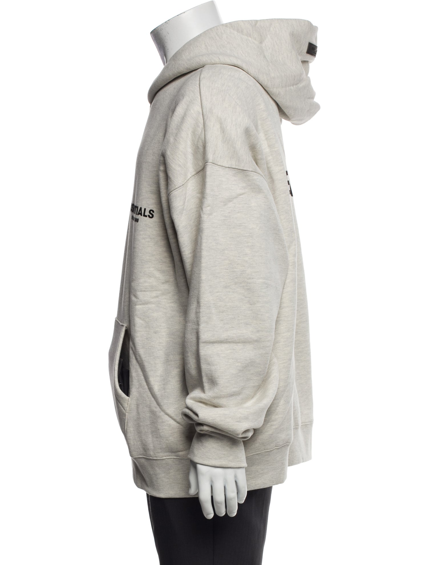 Essentials - Fear of God Heather Graphic Print Hoodie