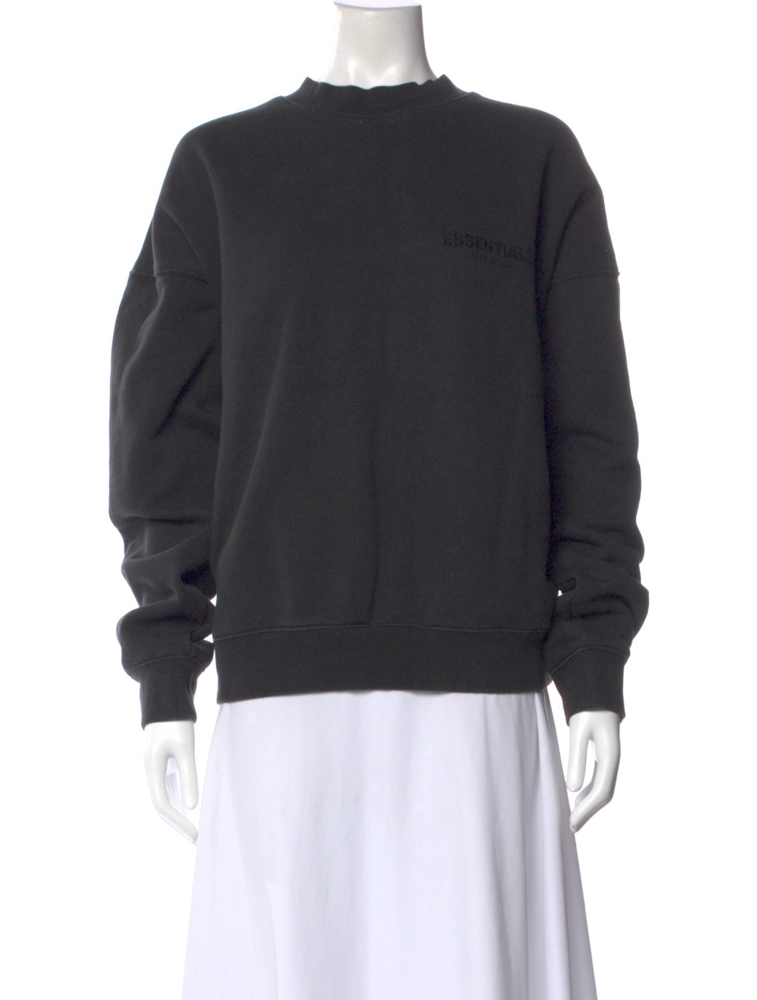 Essentials - Fear of God Mock Neck Long Sleeve Sweatshirt