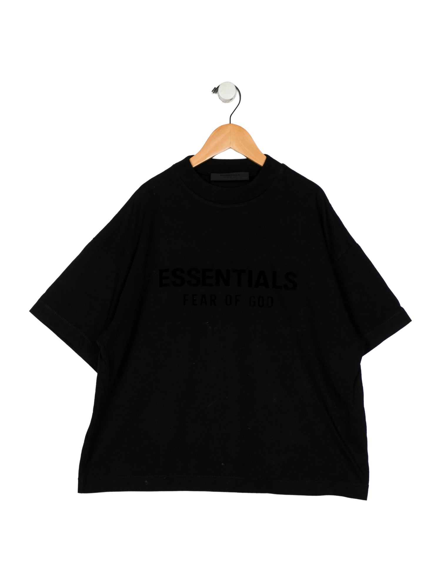Essentials - Fear of God Cotton Black Sweatshirt