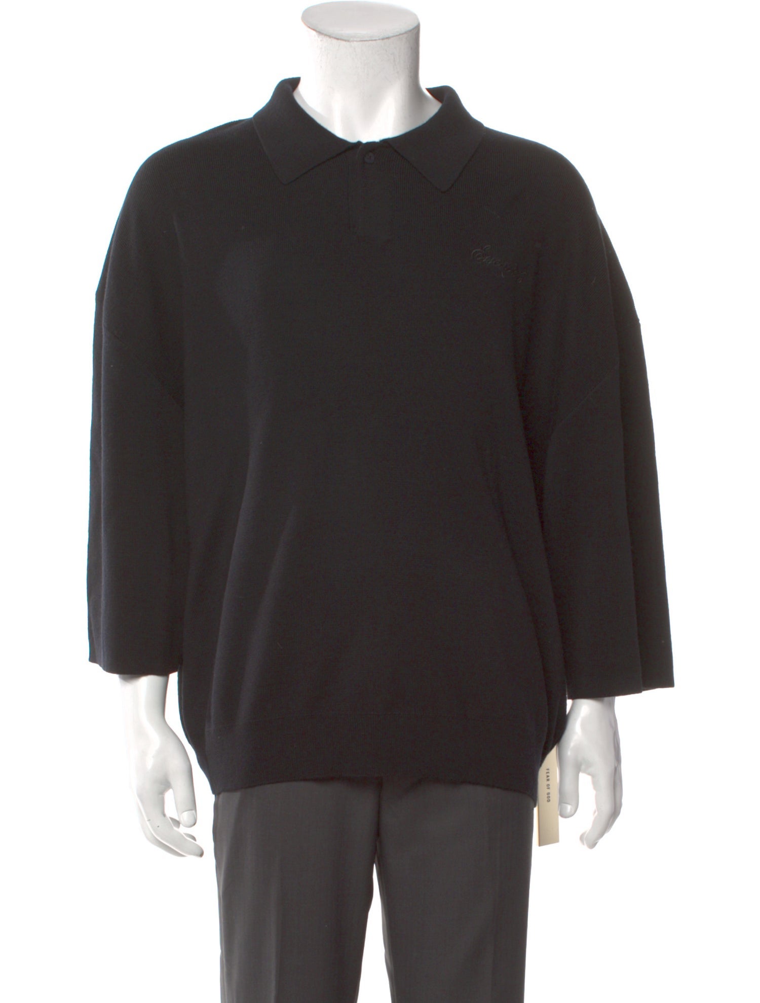 Essentials - Fear of God Wool Collar Polo Shirt w/ Tags